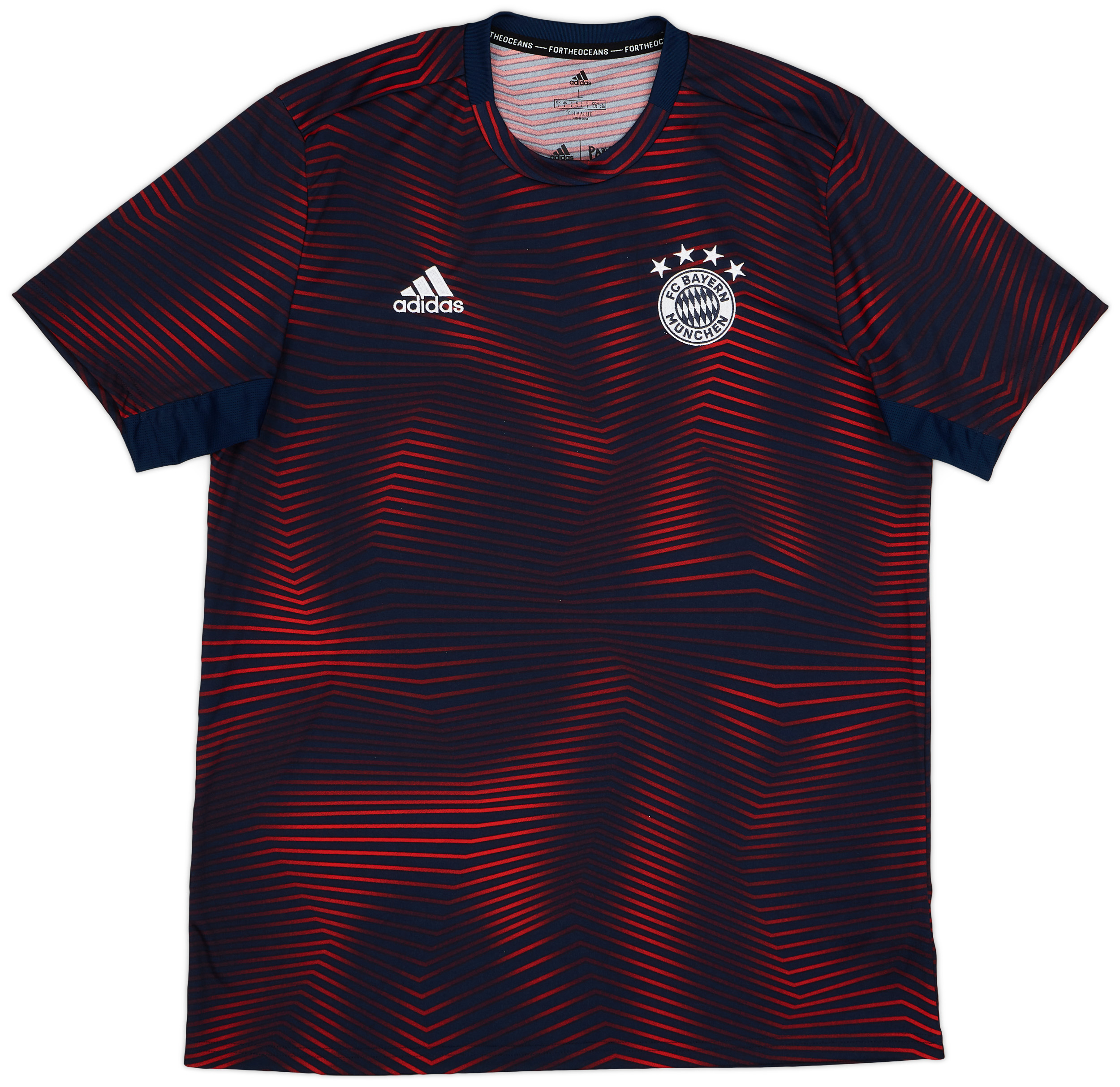 Maillot D'entraînement Bayern Munich Adidas - Blanc, Taille L, Vintage