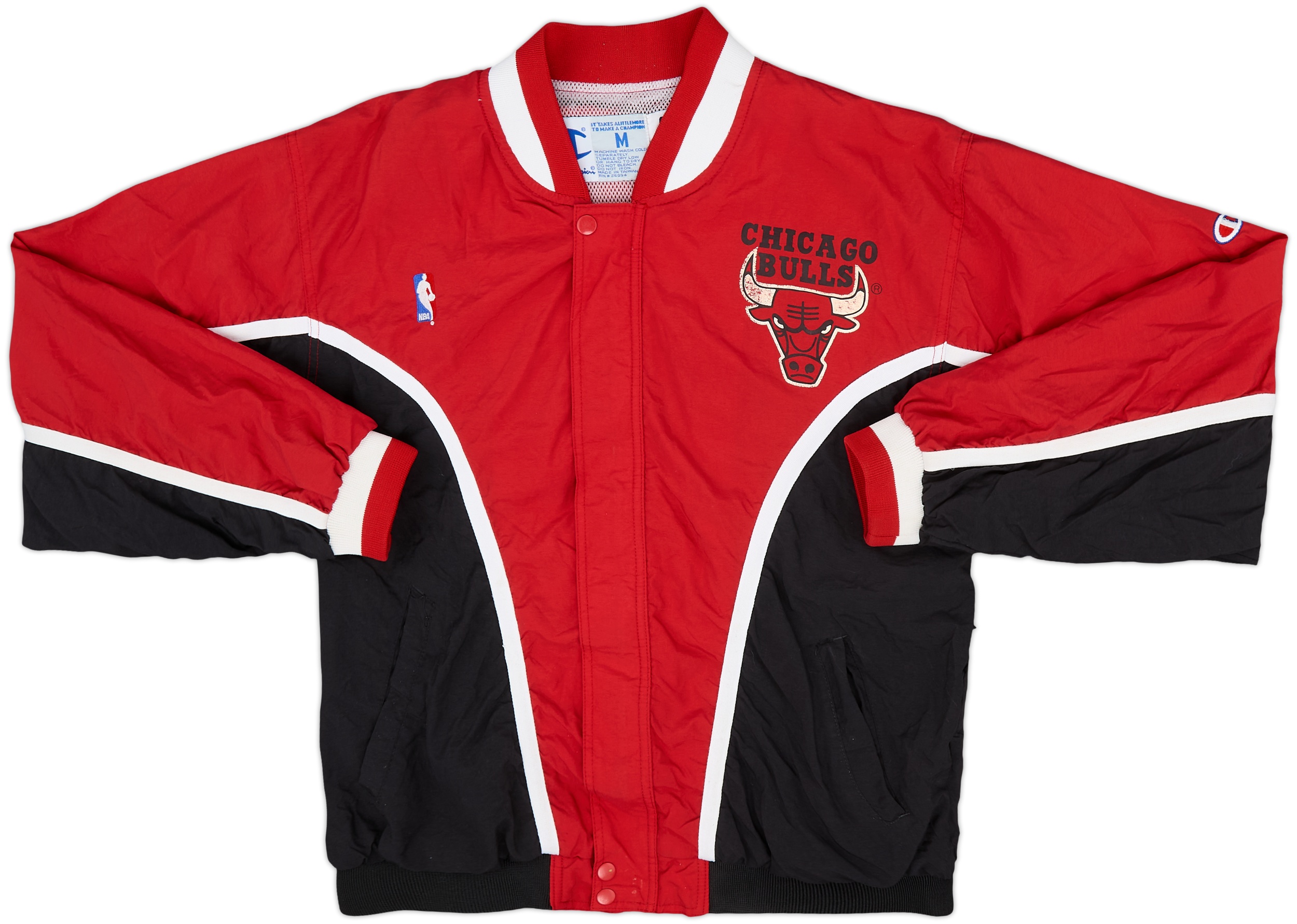 1990-93 Chicago Bulls Champion Warm-Up Jacket - 5/10 - (M)