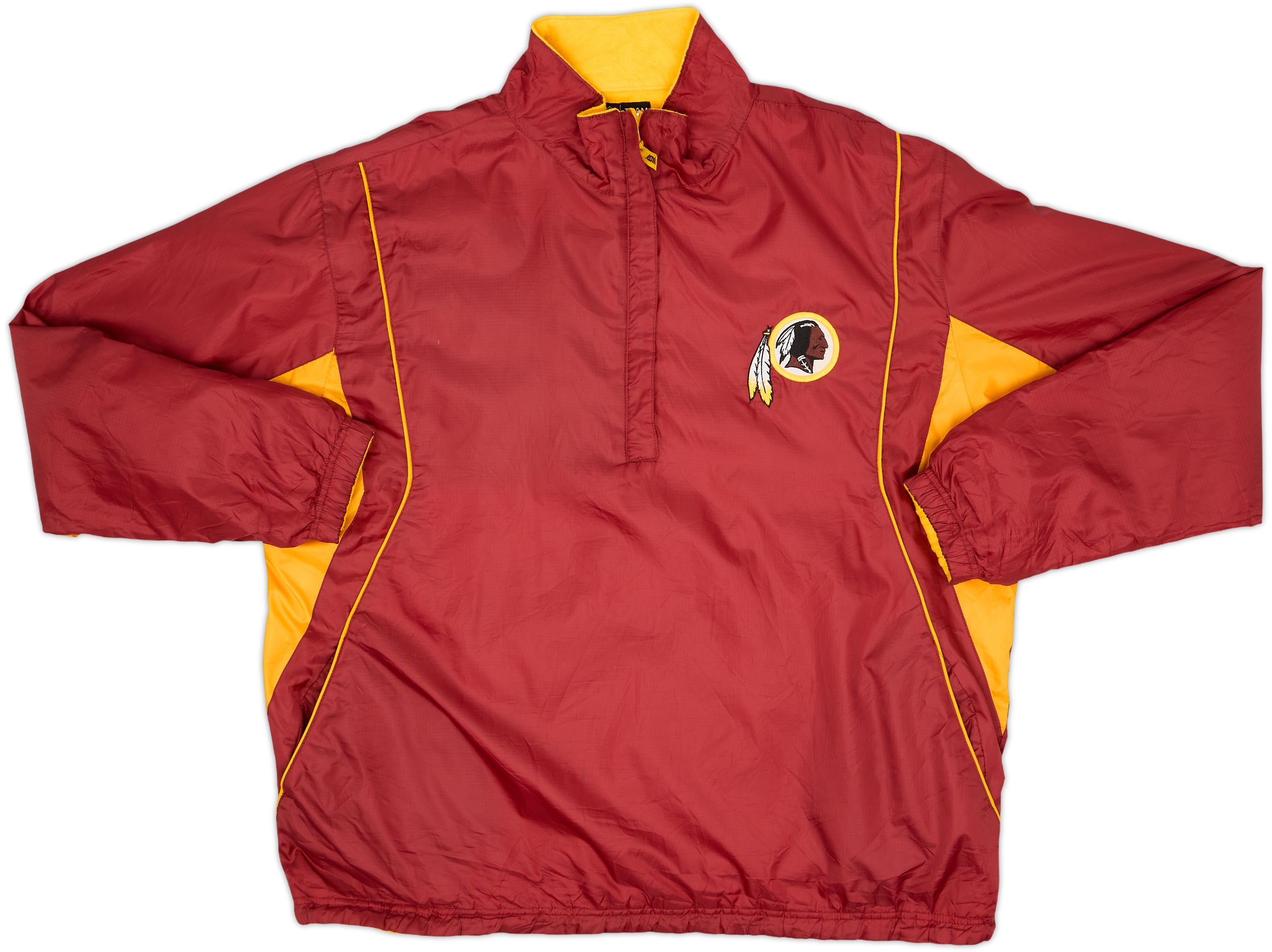 2010 Washington Redskins NFL 1/2 Zip Reversible Fleece Jacket - 8