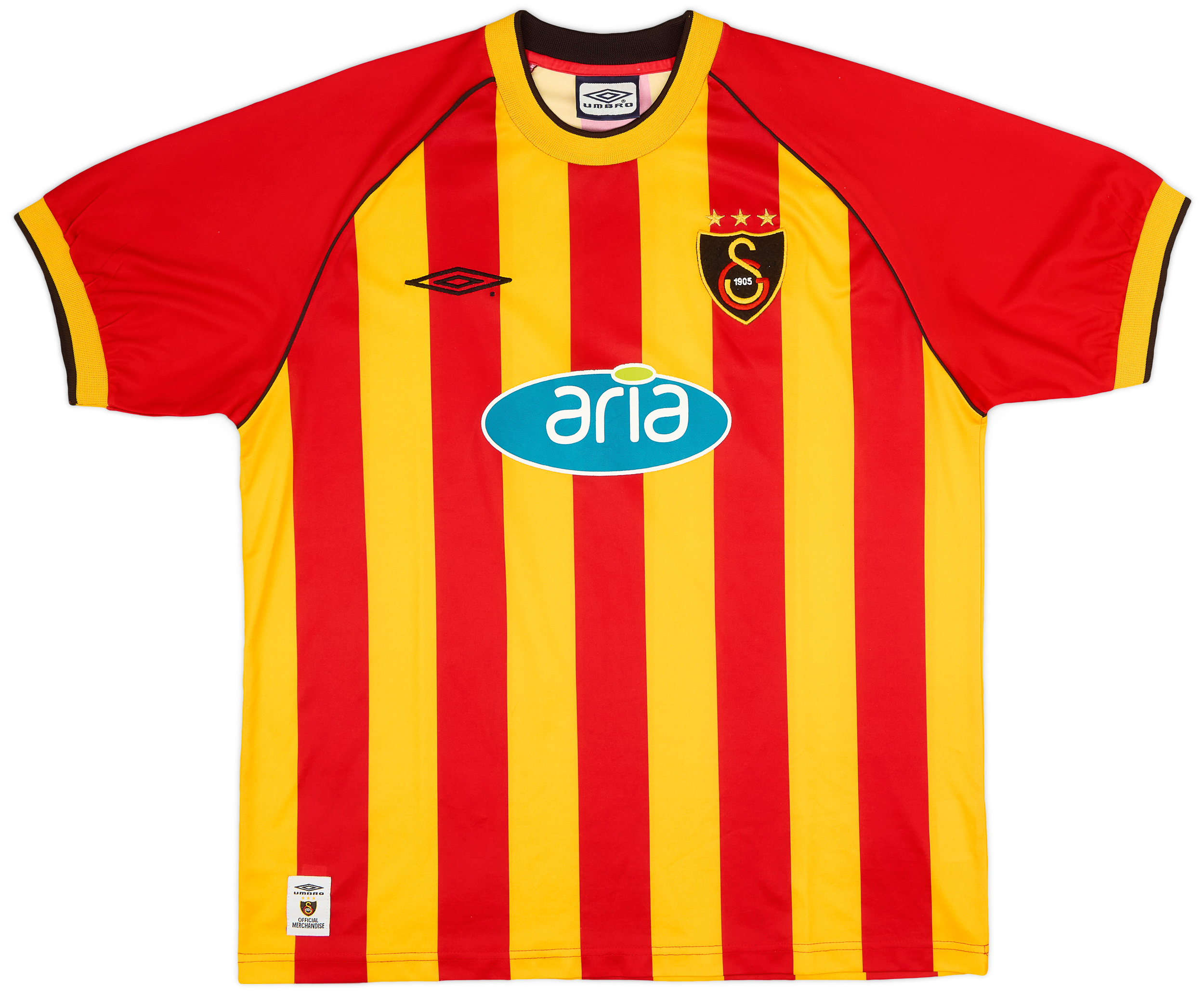 Maillot Umbro Galatasaray Third 2002/2003 Gris - Taille 2XL - Occasion Bon État