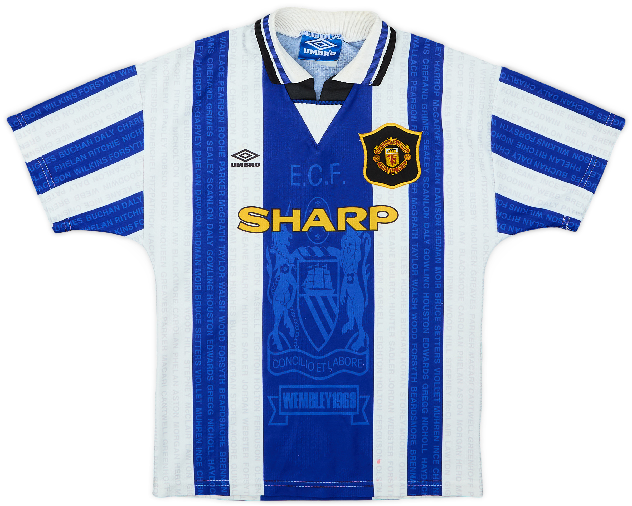 ウェア Manchester United 94-96 3rd Uniform 1994-96 Manchester United Third Shirt - 7/10 - (L.Boys)