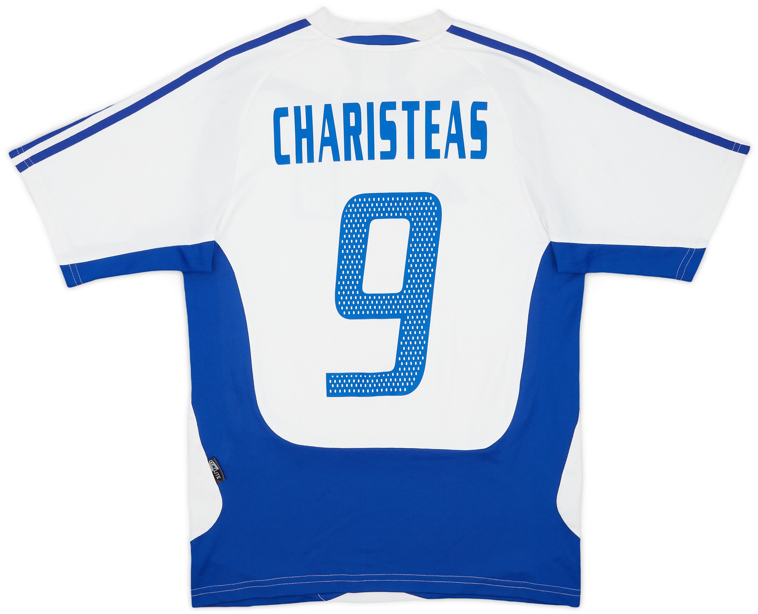 2004-06 Greece Away Shirt Charisteas #9 - 6/10 - (S)