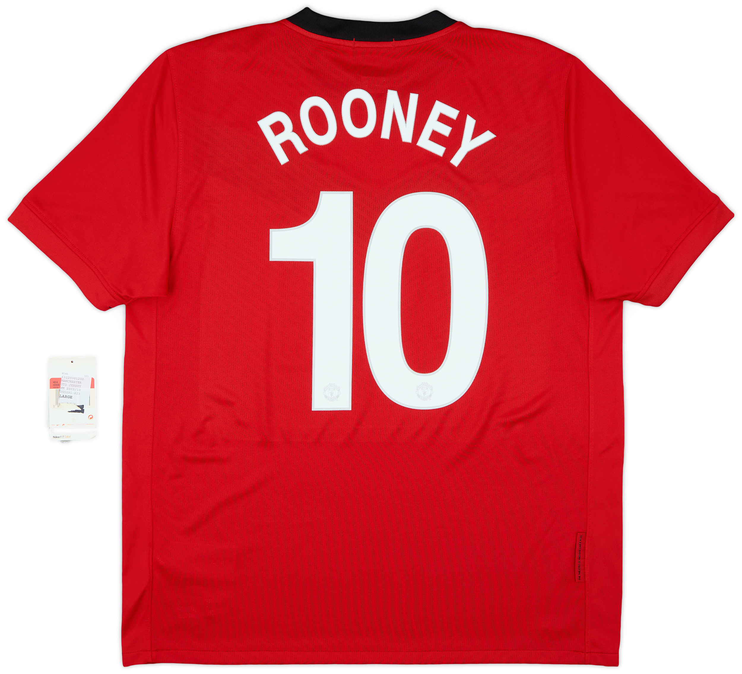 2009-10 Manchester United Home Shirt Rooney #10 (L)
