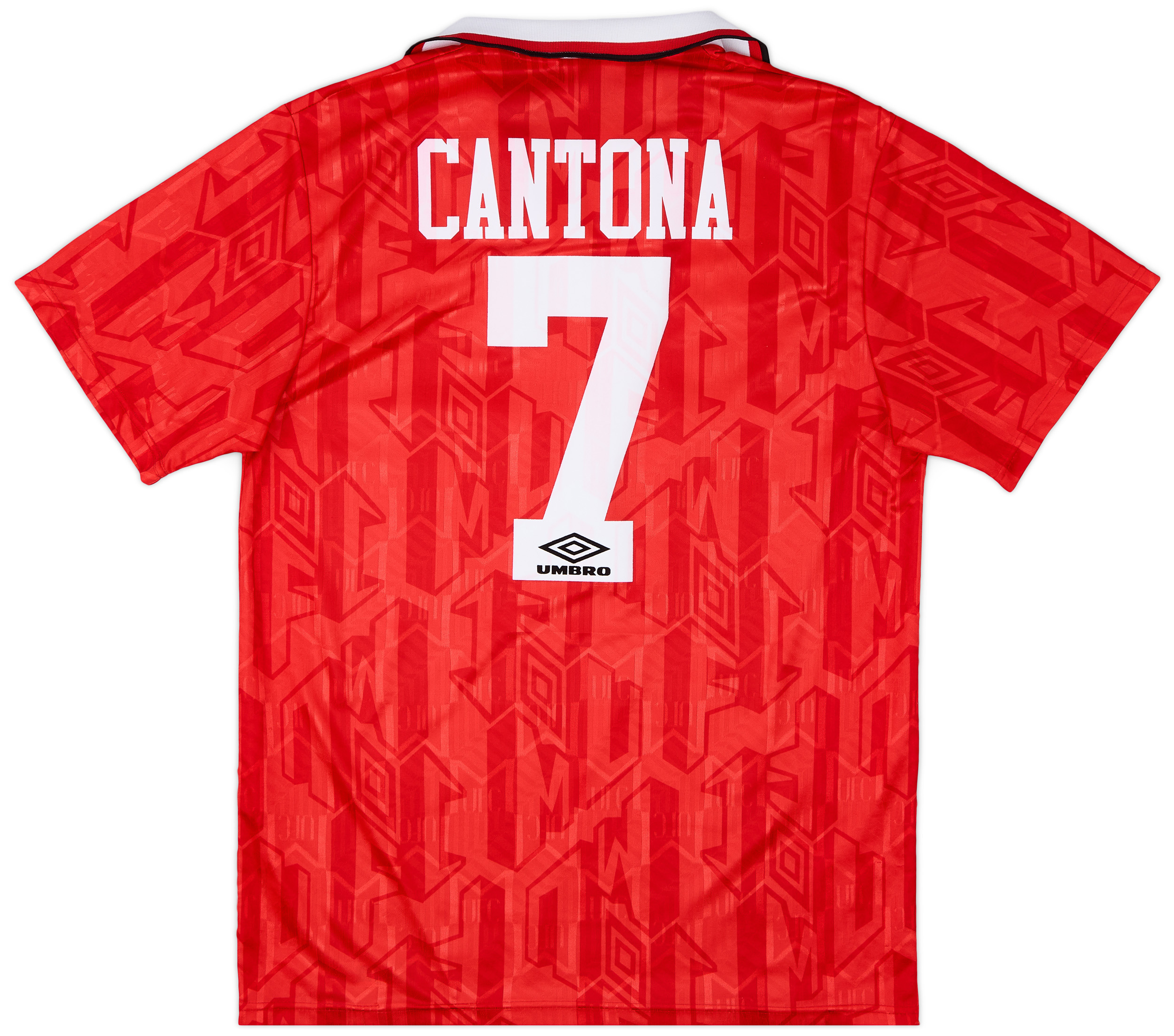 1992-94 Manchester United Home Shirt Cantona #7 - 6/10 - (L)