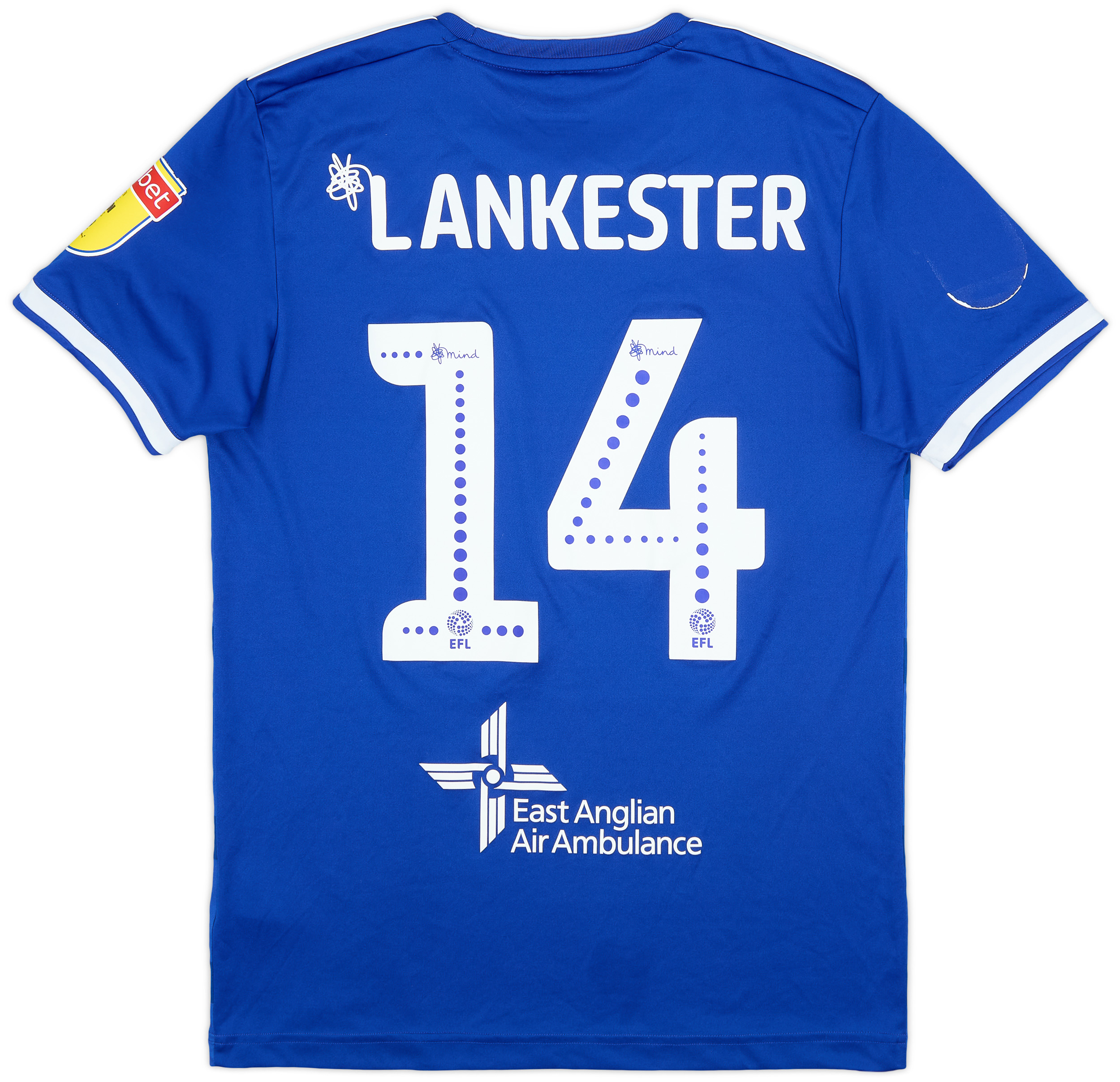 2019-20 Ipswich Home Shirt Lankester #14 - 5/10 - (S)