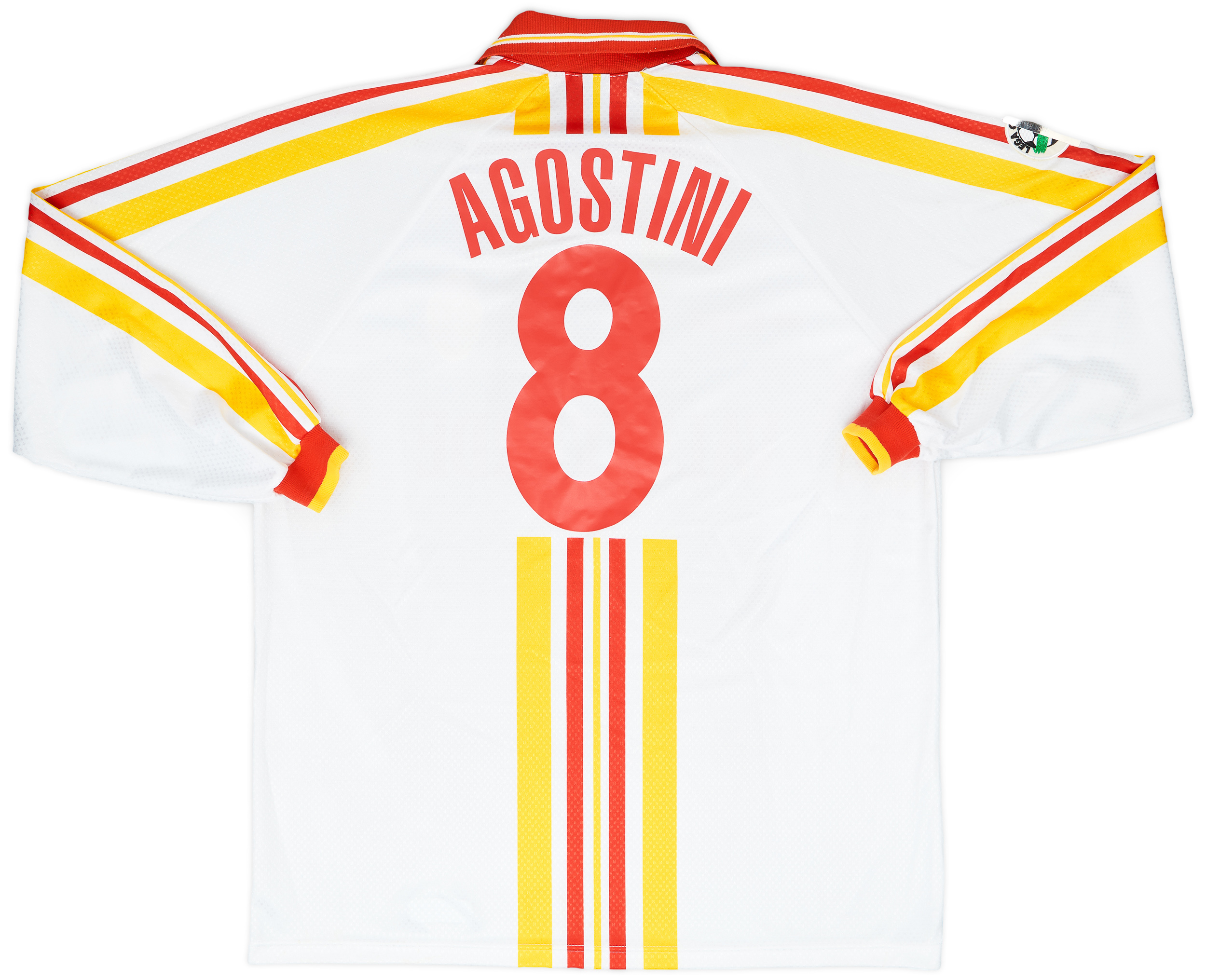 1999-00 Ravenna Match Worn Away L/S Shirt Agostini #8