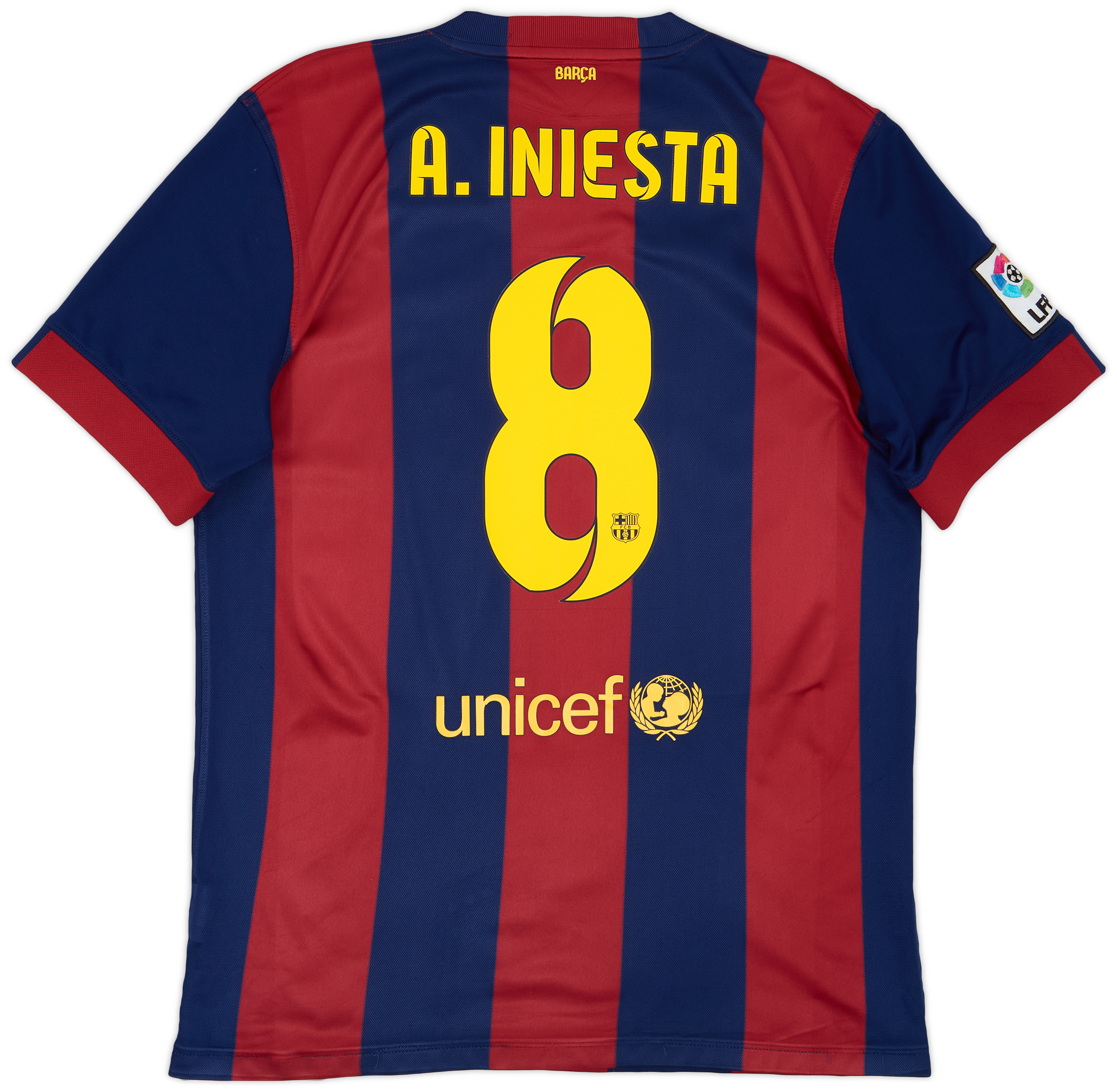 A.INIESTA 8番 サッカージャージ Lサイズ A.INIESTA 8番 サッカージャージ Lサイズ - メルカリ