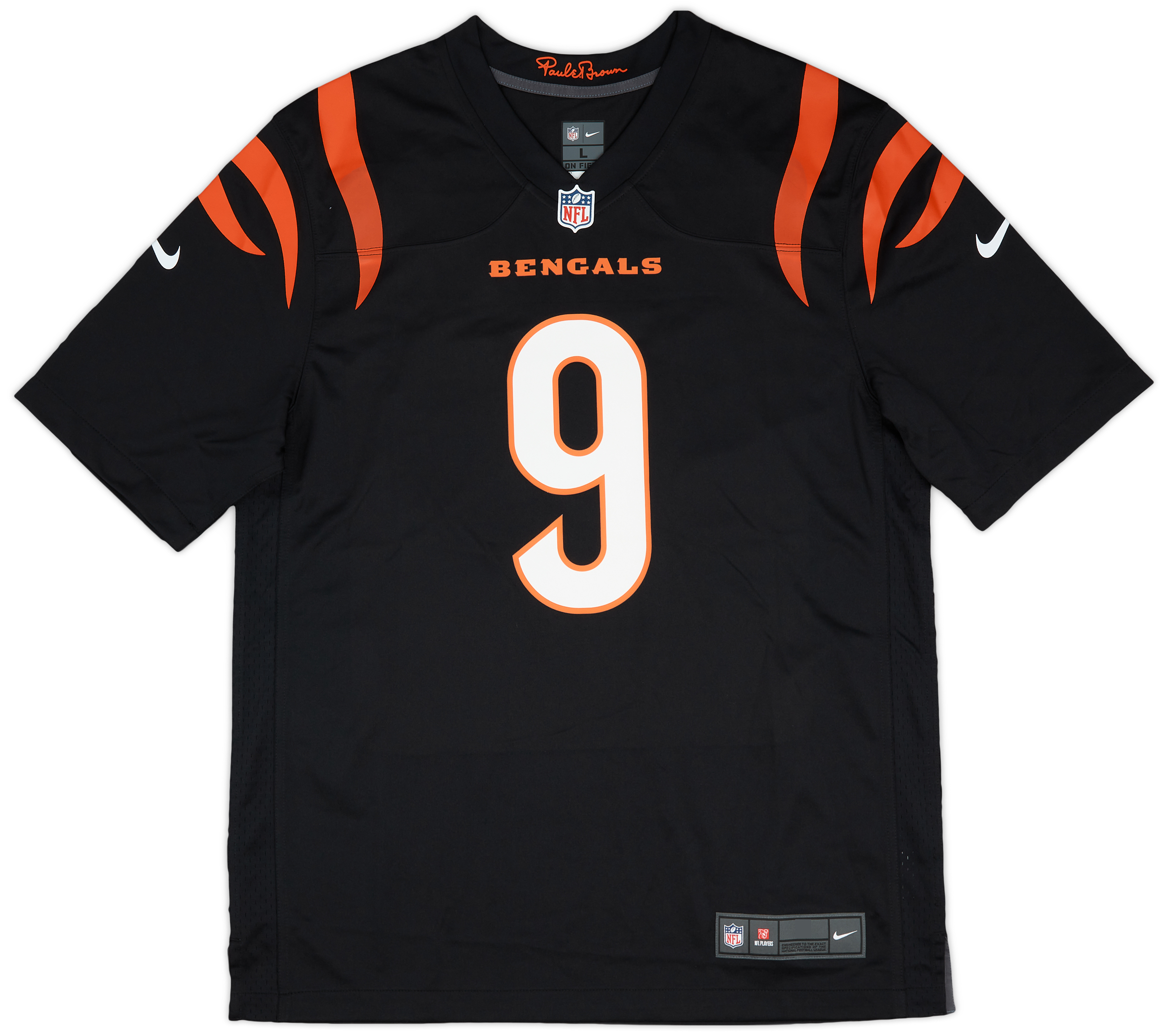 2021-23 Cincinnati Bengals Burrow #9 Nike Game Home Jersey (M)