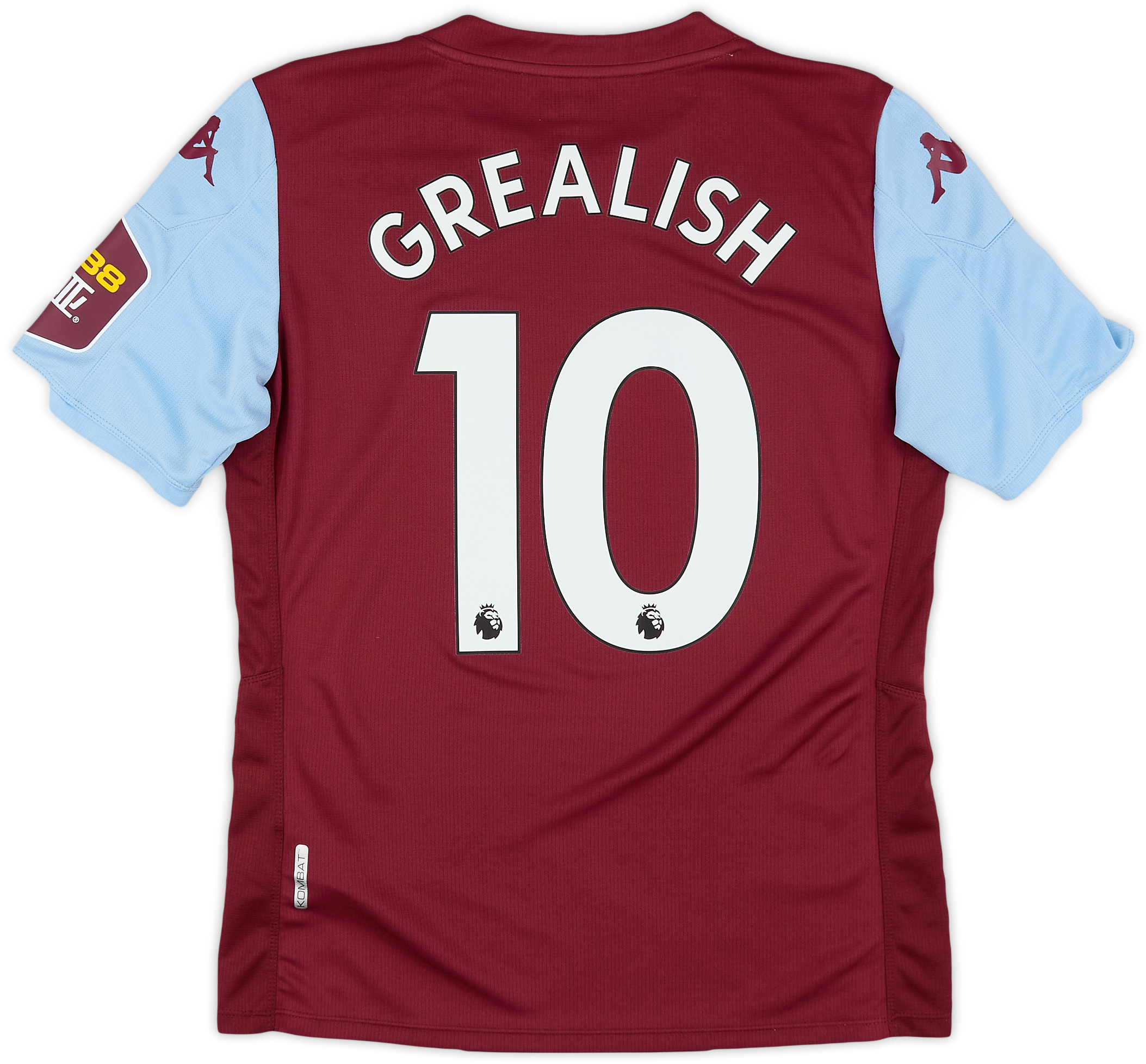 2019-20 Aston Villa Home Shirt Grealish #10 - 8/10 - (M)