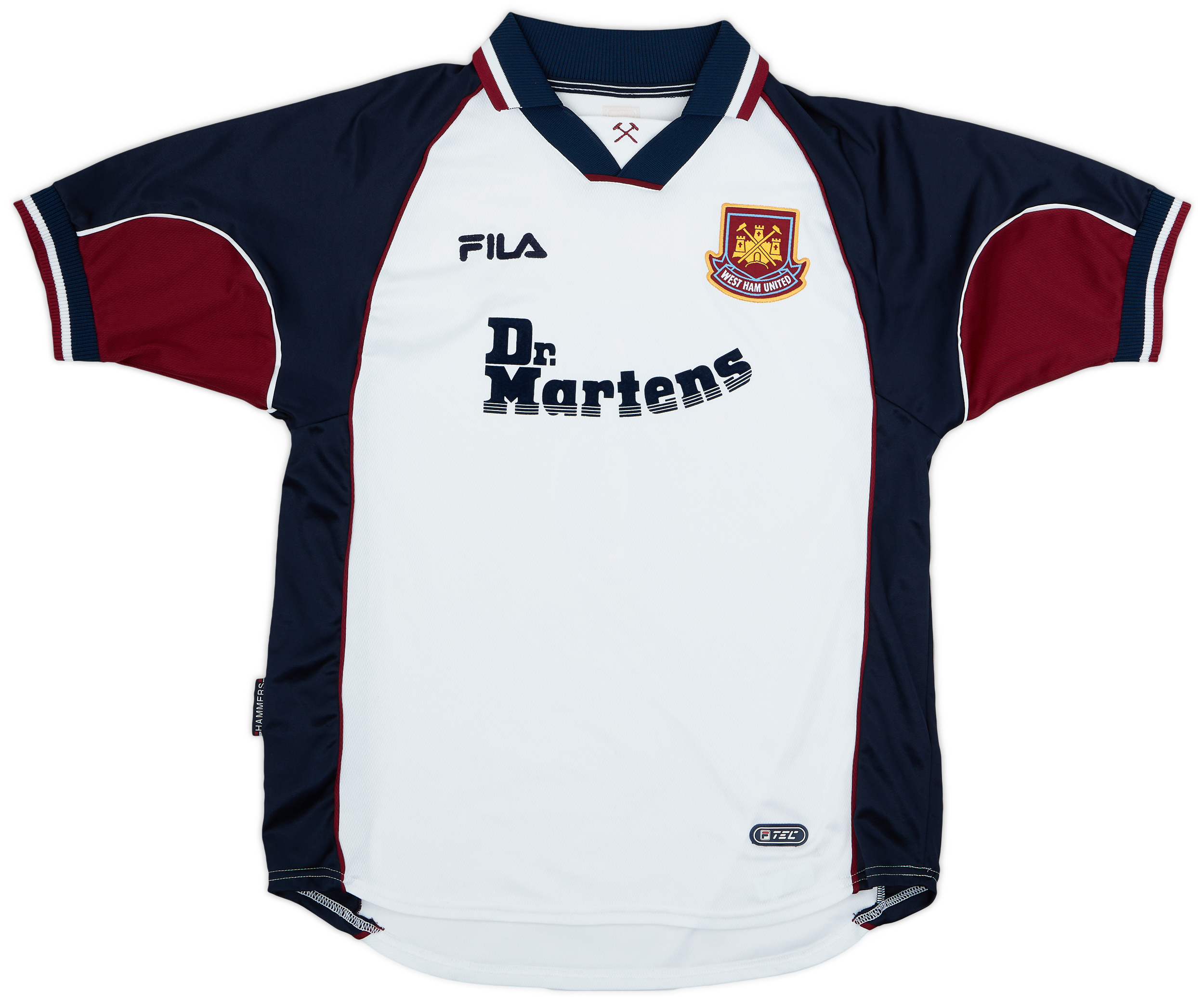 ウェア Westham United 1995/97 Away L/S Uniform WEST HAM UNITED 1995 1996 1997 AWAY FOOTBALL SHIRT SOCCER