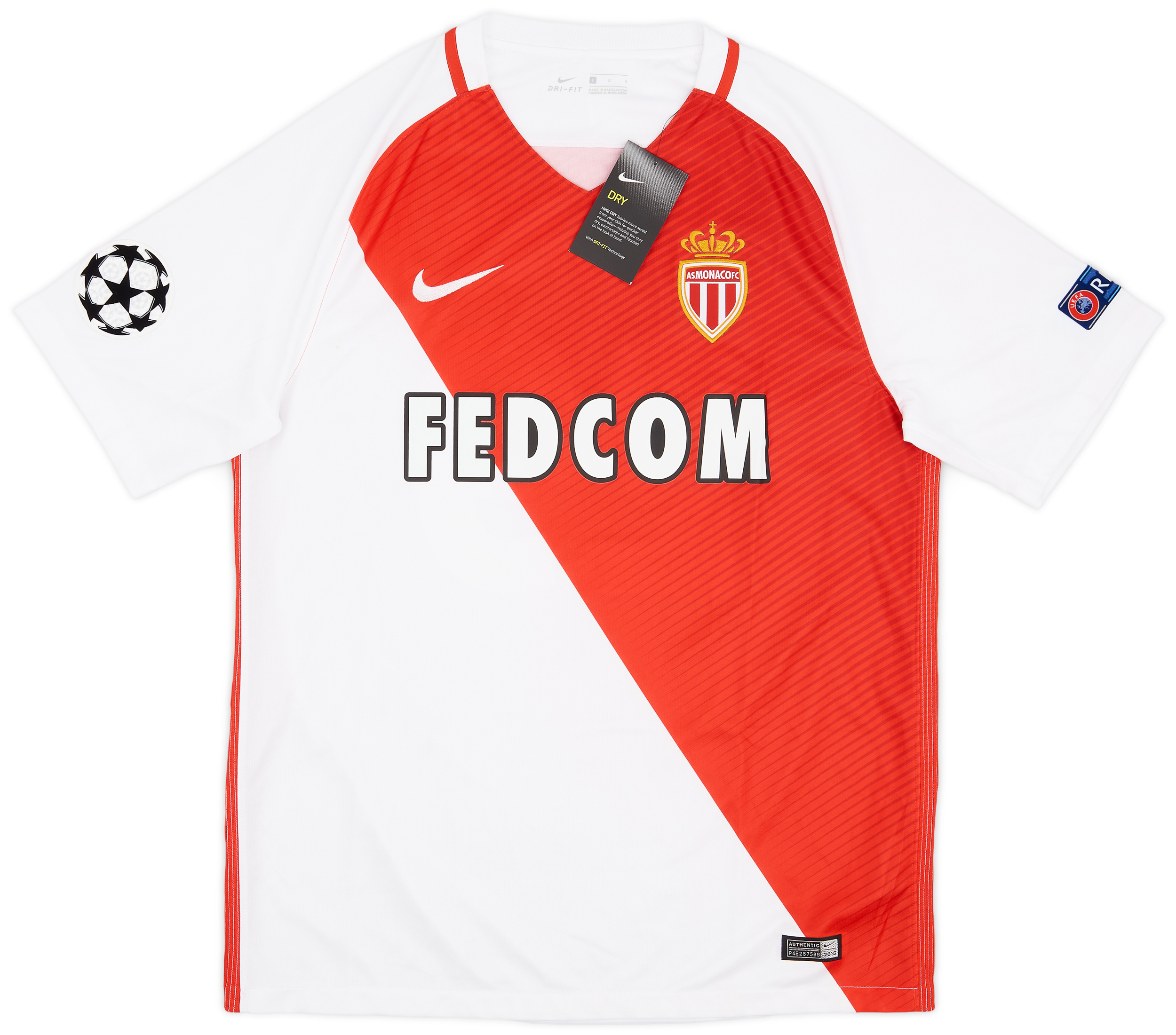 2016-17 Monaco Authentic Away Shirt Mbappe #29 (M)