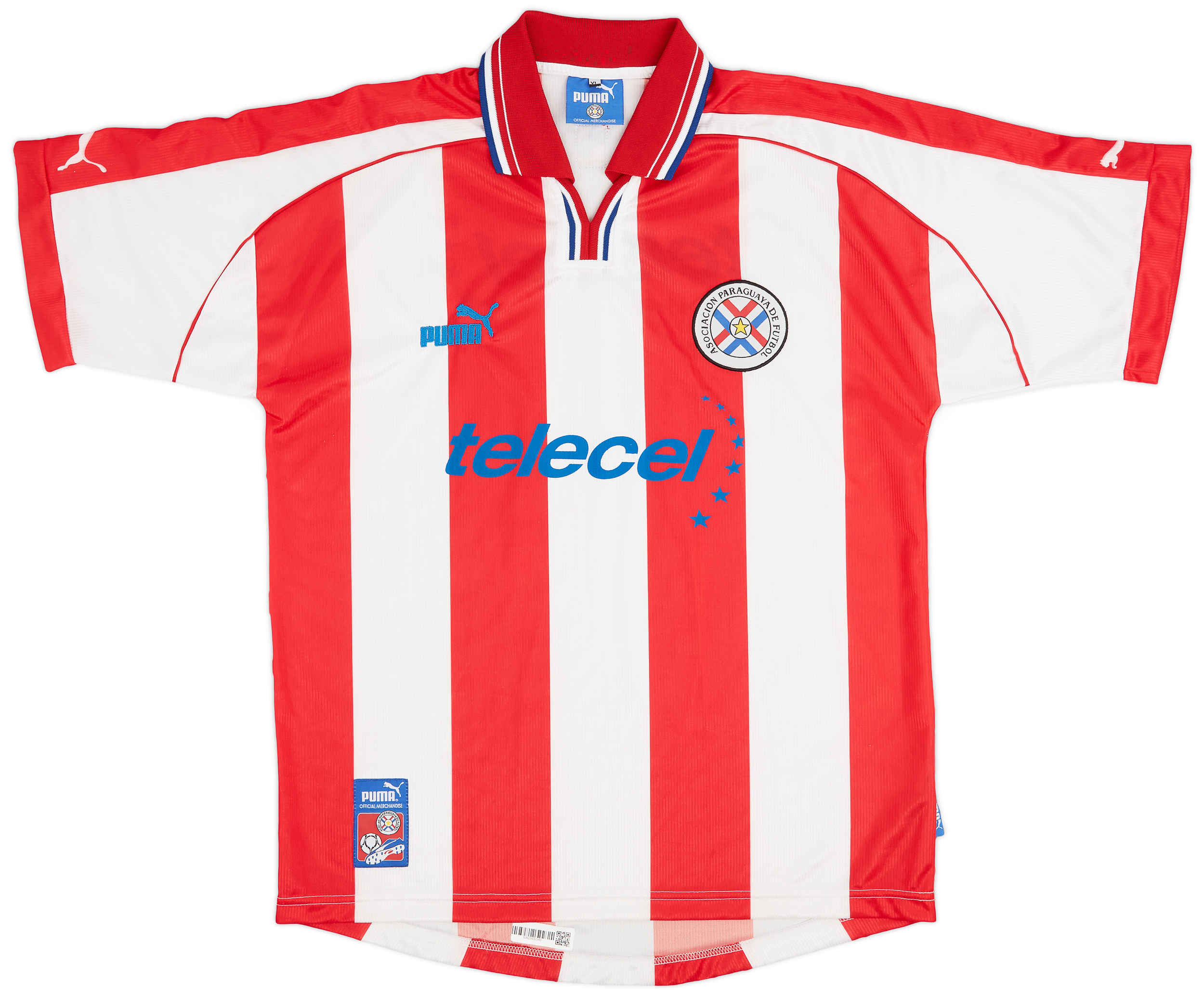 2000-02 Paraguay Home Shirt - 8/10 - (XL)