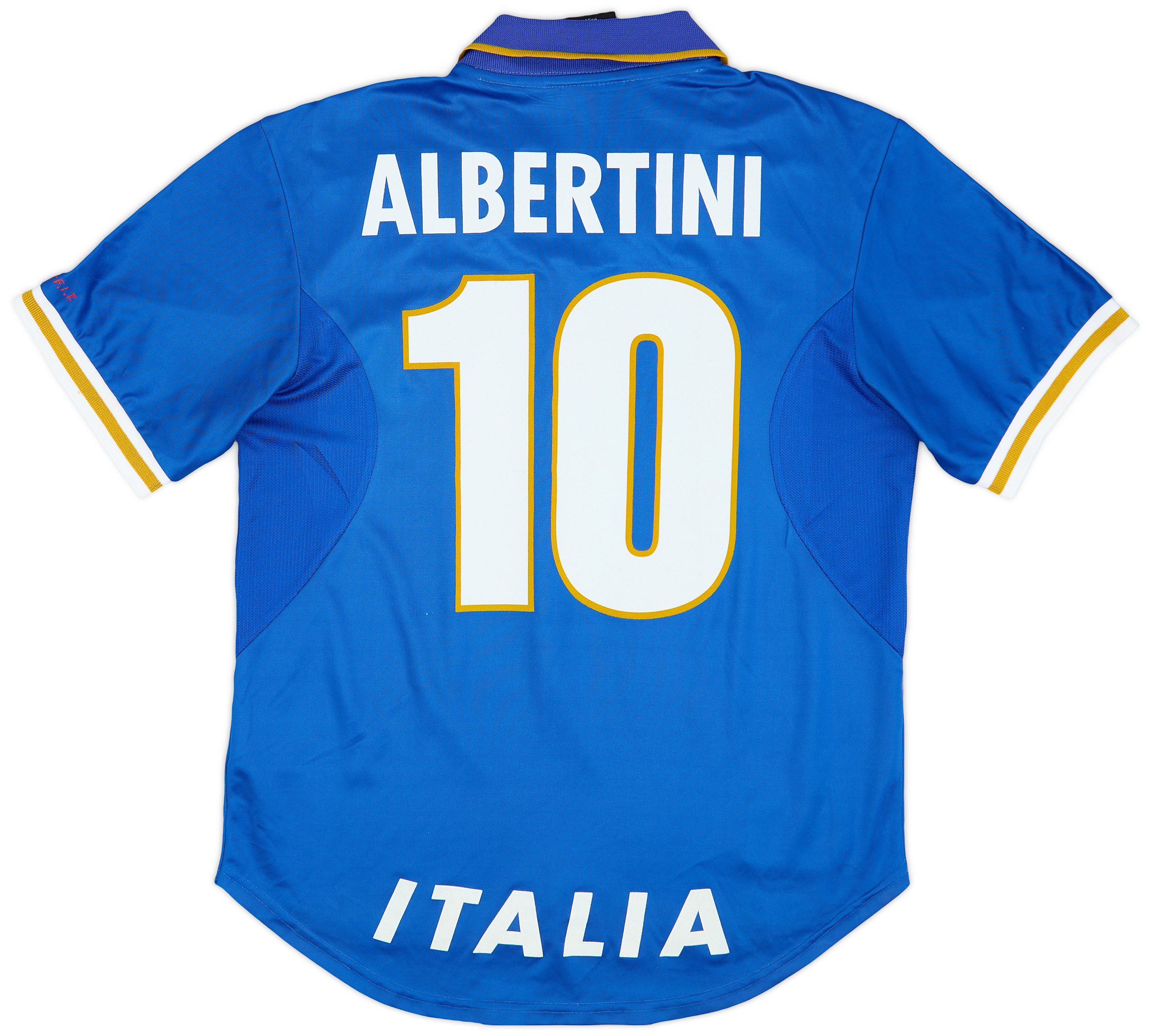 1996-97 Italy Home Shirt Albertini #10 - 8/10 - (M)
