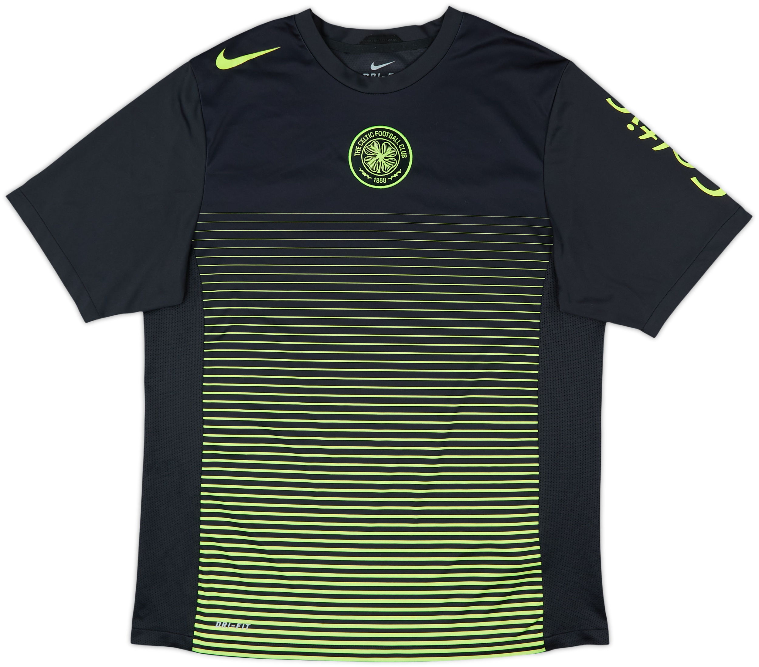 Celtic FC Nike シャツ Mサイズ 黒 2010/11 CELTIC Vintage Nike Goalkeeper Football Shirt Jersey