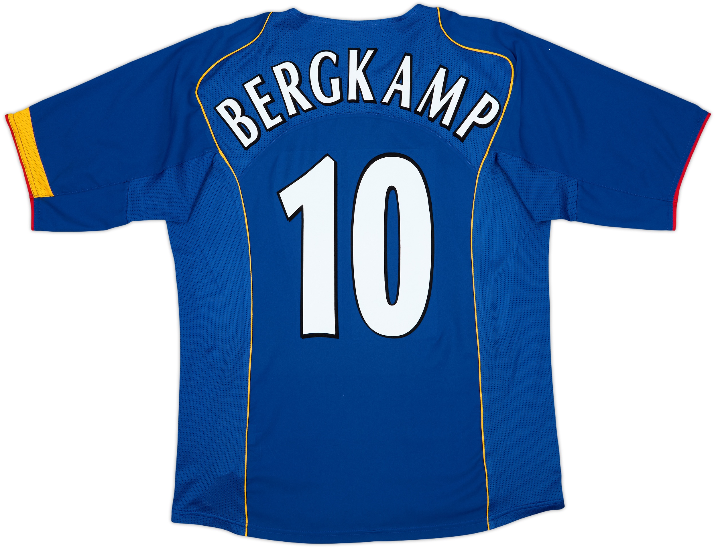 Vintage Arsenal 2004 2005 #10 BERGKAMP Shirt Jersey Nike XL