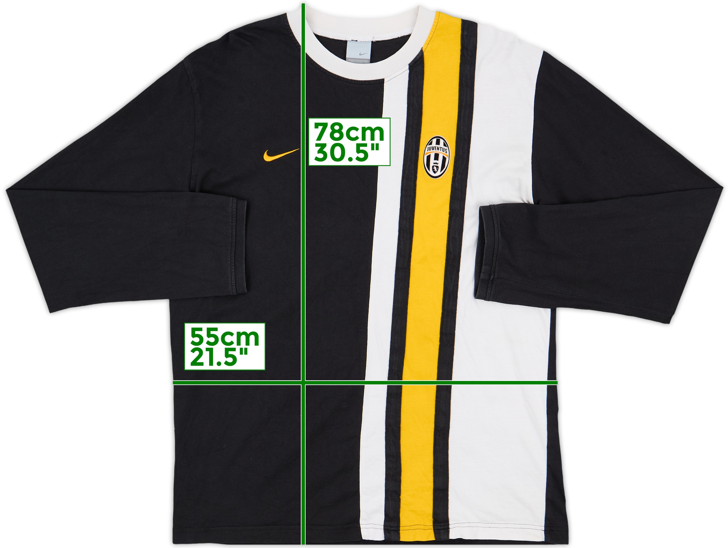 2005-06 Juventus Nike Cotton L/S Shirt - 9/10 - (XL)