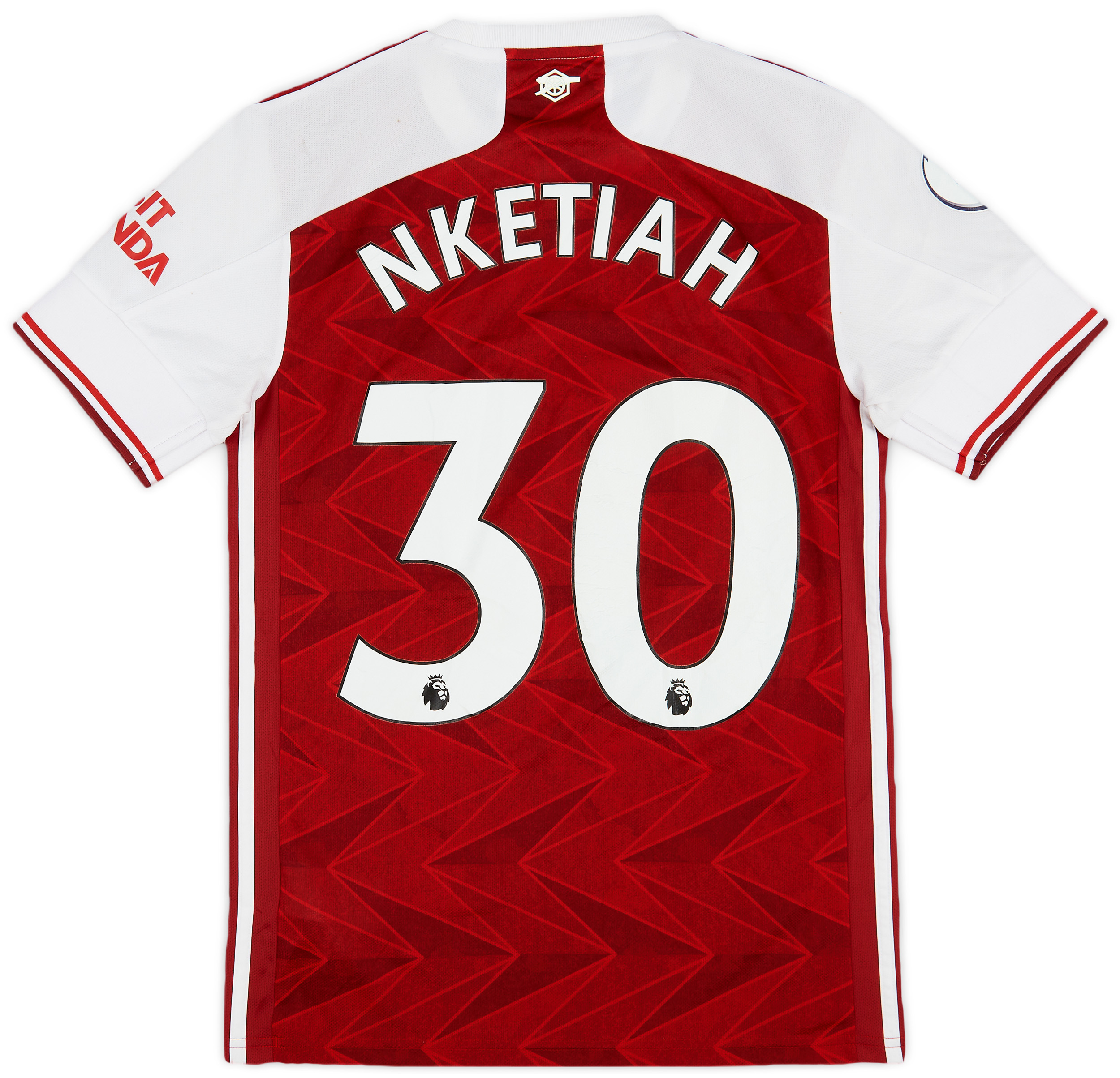 202021 Arsenal Home Shirt Nketiah 30 7/10 (XS)