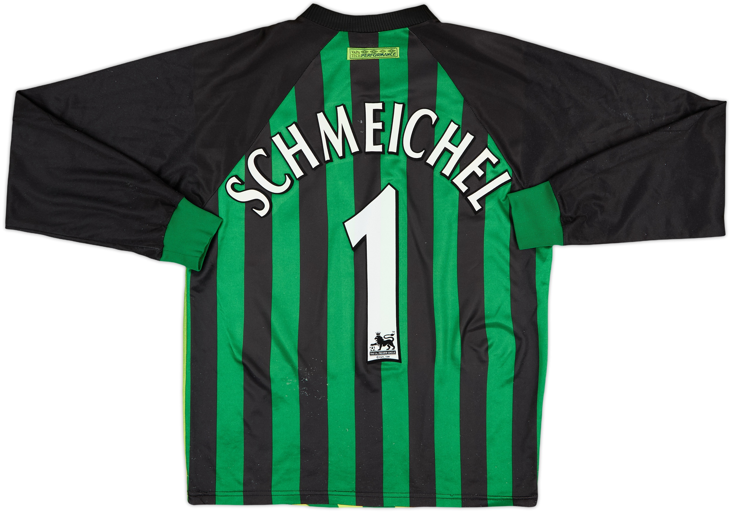 1997-98 Manchester United GK Shirt Schmeichel #1 - 6/10 - (Y)