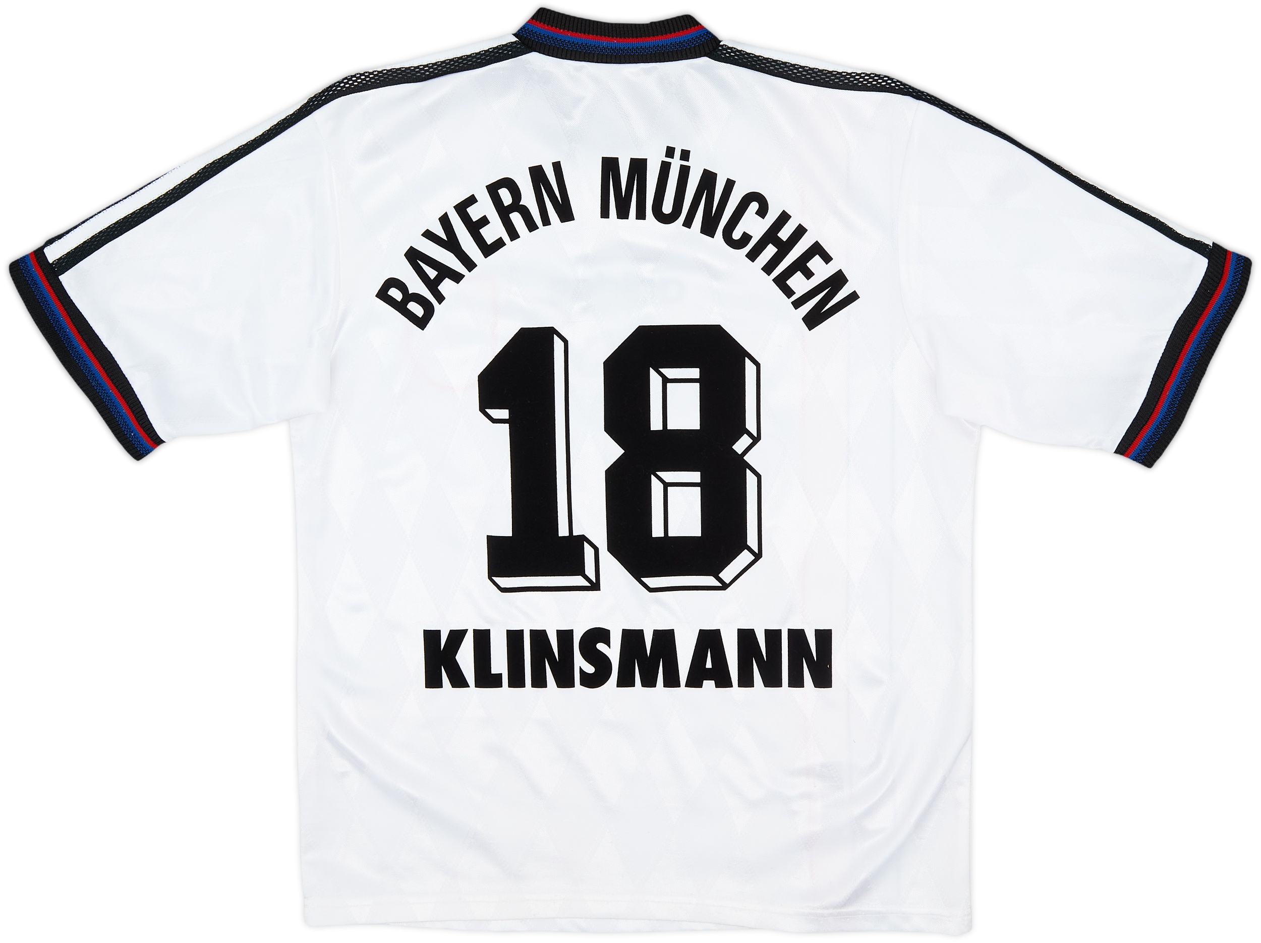 1996-98 Bayern Munich Away Shirt Klinsmann #18 - 8/10 - (Y)