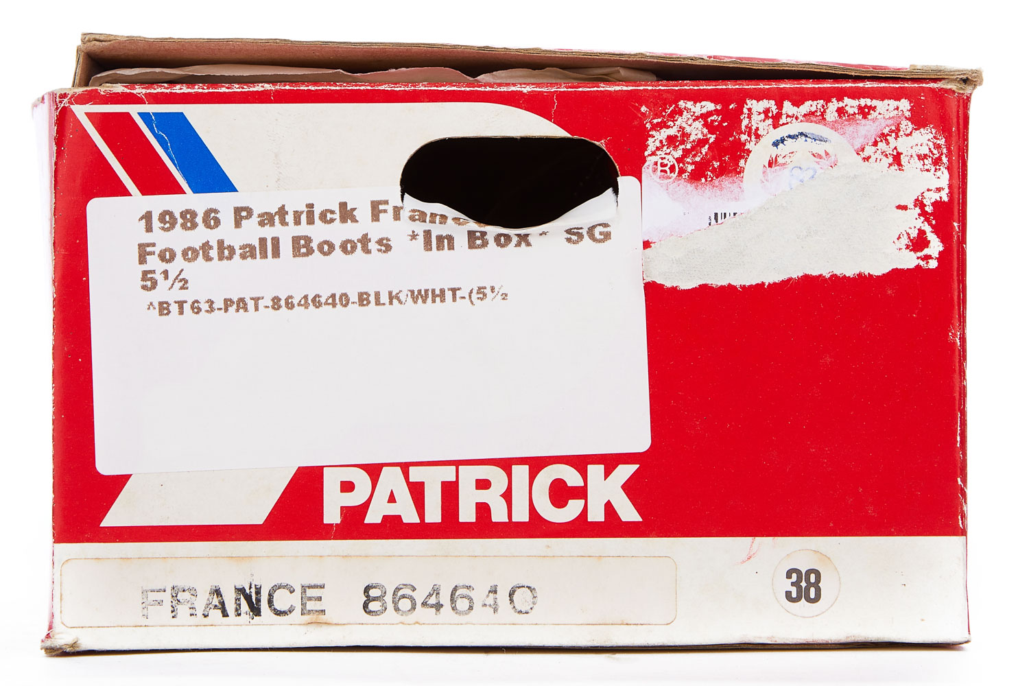 1986 Patrick France Football Boots *In Box* Kids SG 5