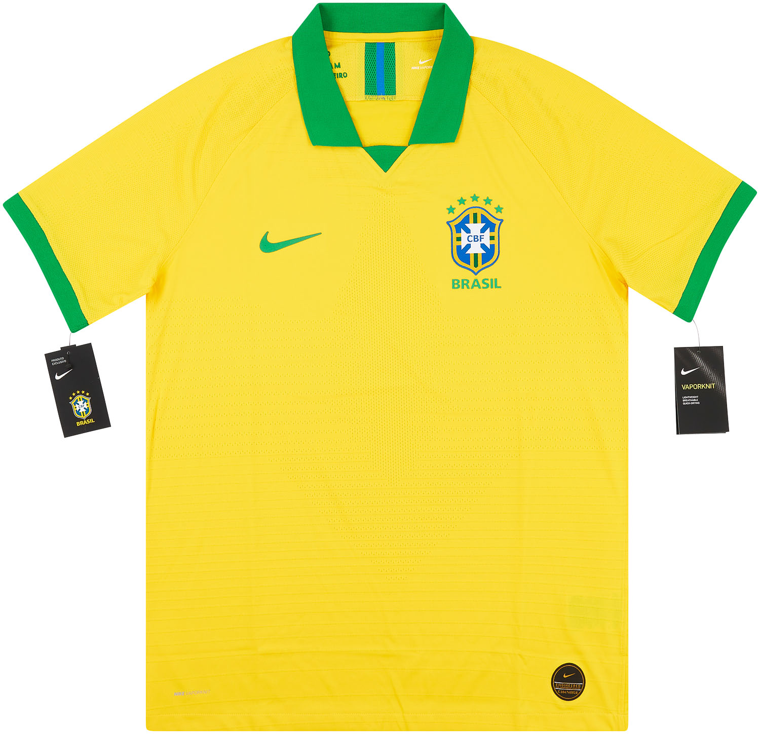 2019 20 Brazil Player Issue Home Shirt XL