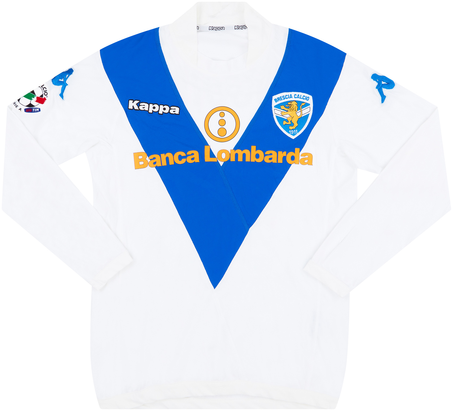 Maillot Brescia Kappa Match Issued 2004-05 Domizzi #20 - Milan-Brescia
