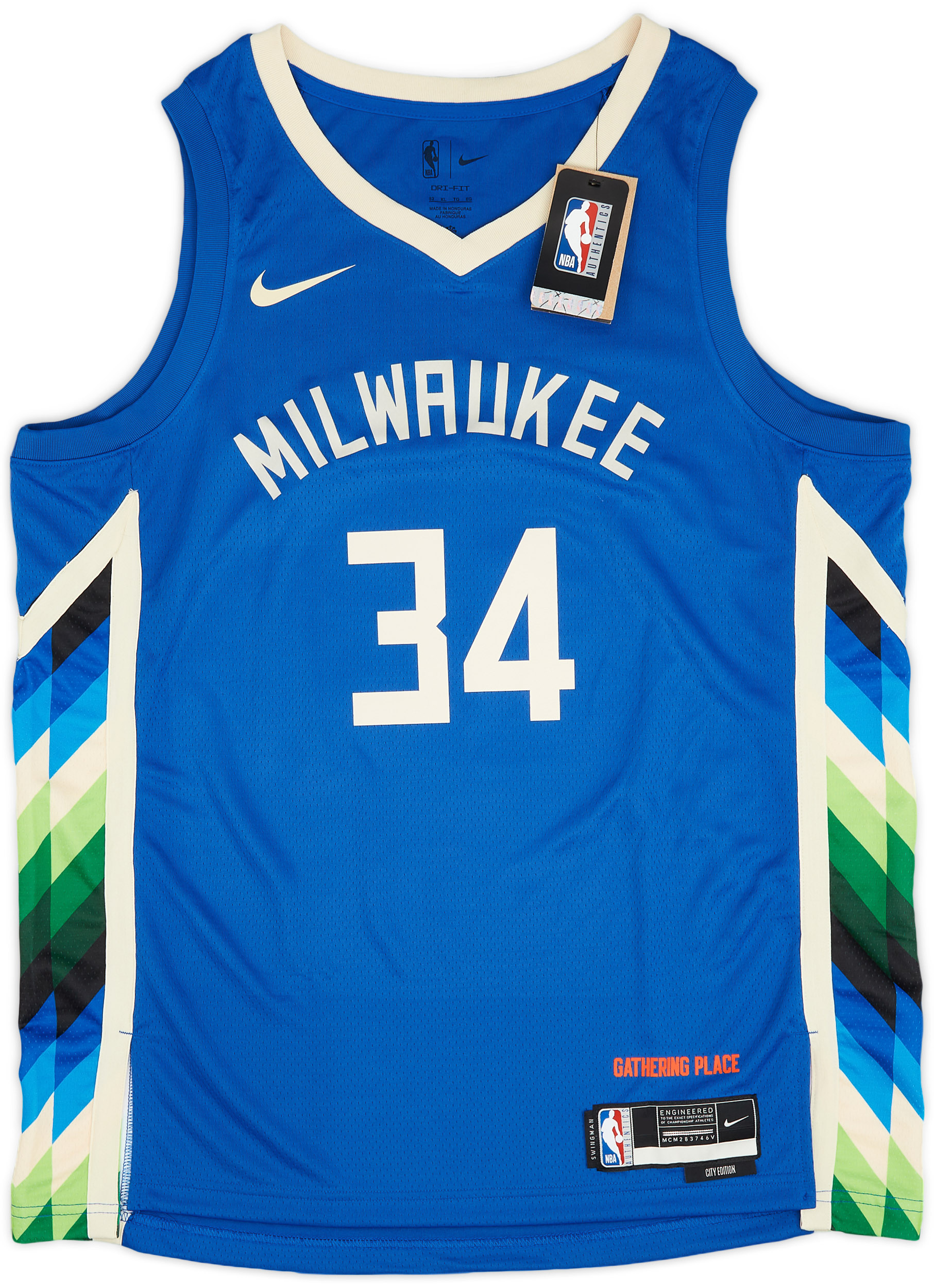 Nike Milwaukee Bucks ジャージ 34 アンテトクンポ Nike Milwaukee Bucks ジャージ 34番 Nike Adult Milwaukee