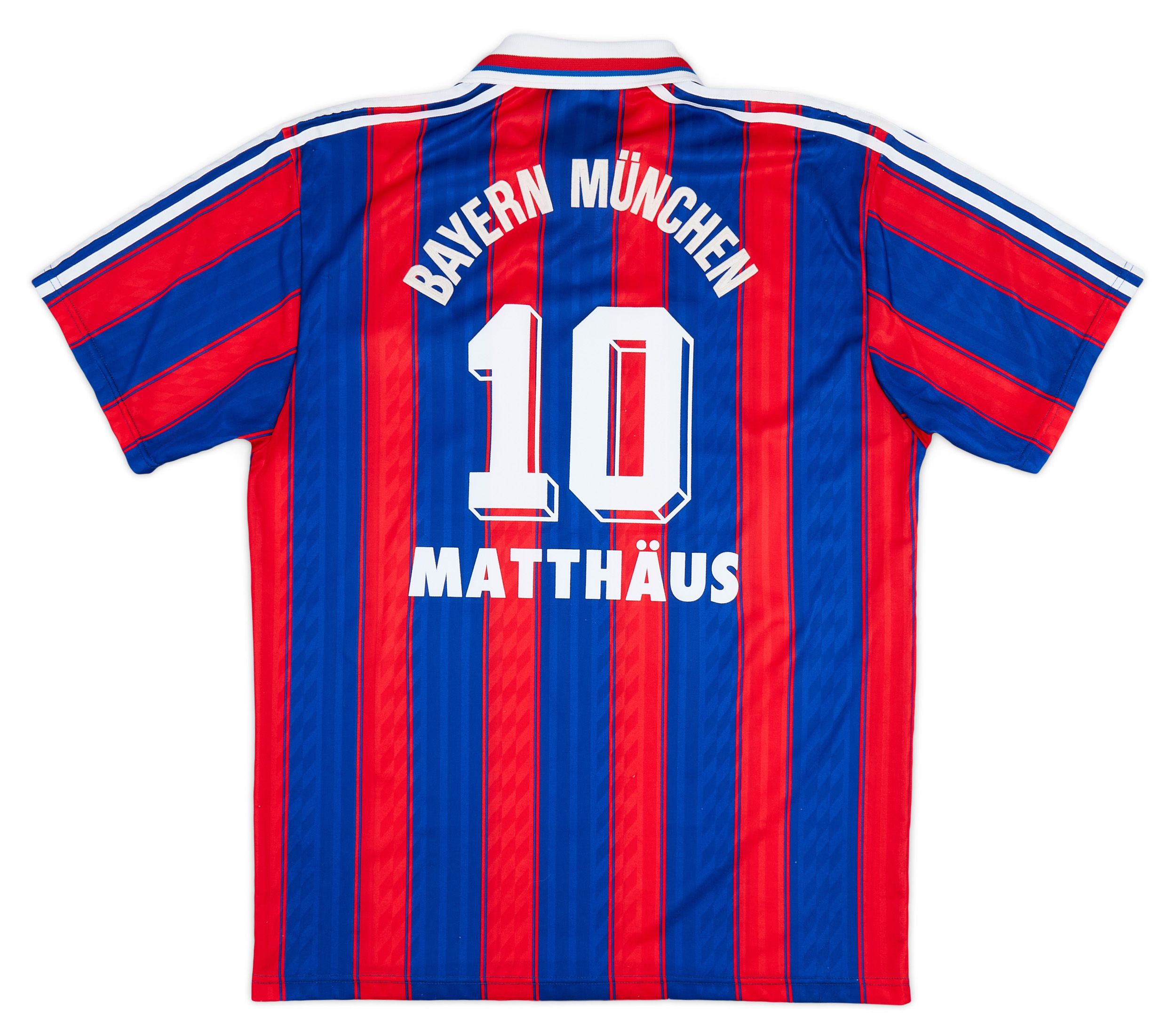 1995-97 Bayern Munich Home Shirt Matthaus #10 - 6/10 - (S)