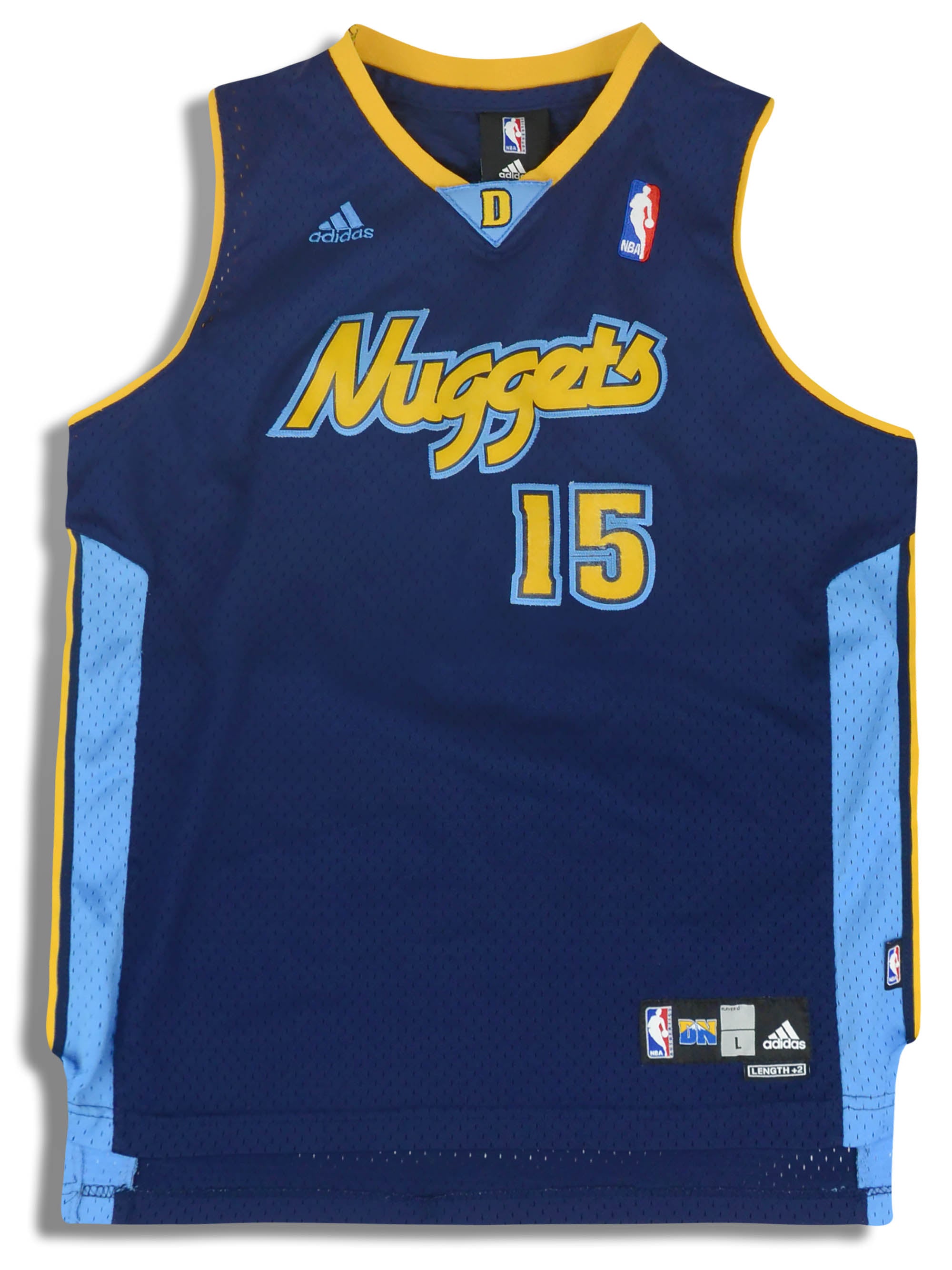 2006-10 Denver Nuggets Anthony #15 adidas Swingman Jersey (Alternate) Y