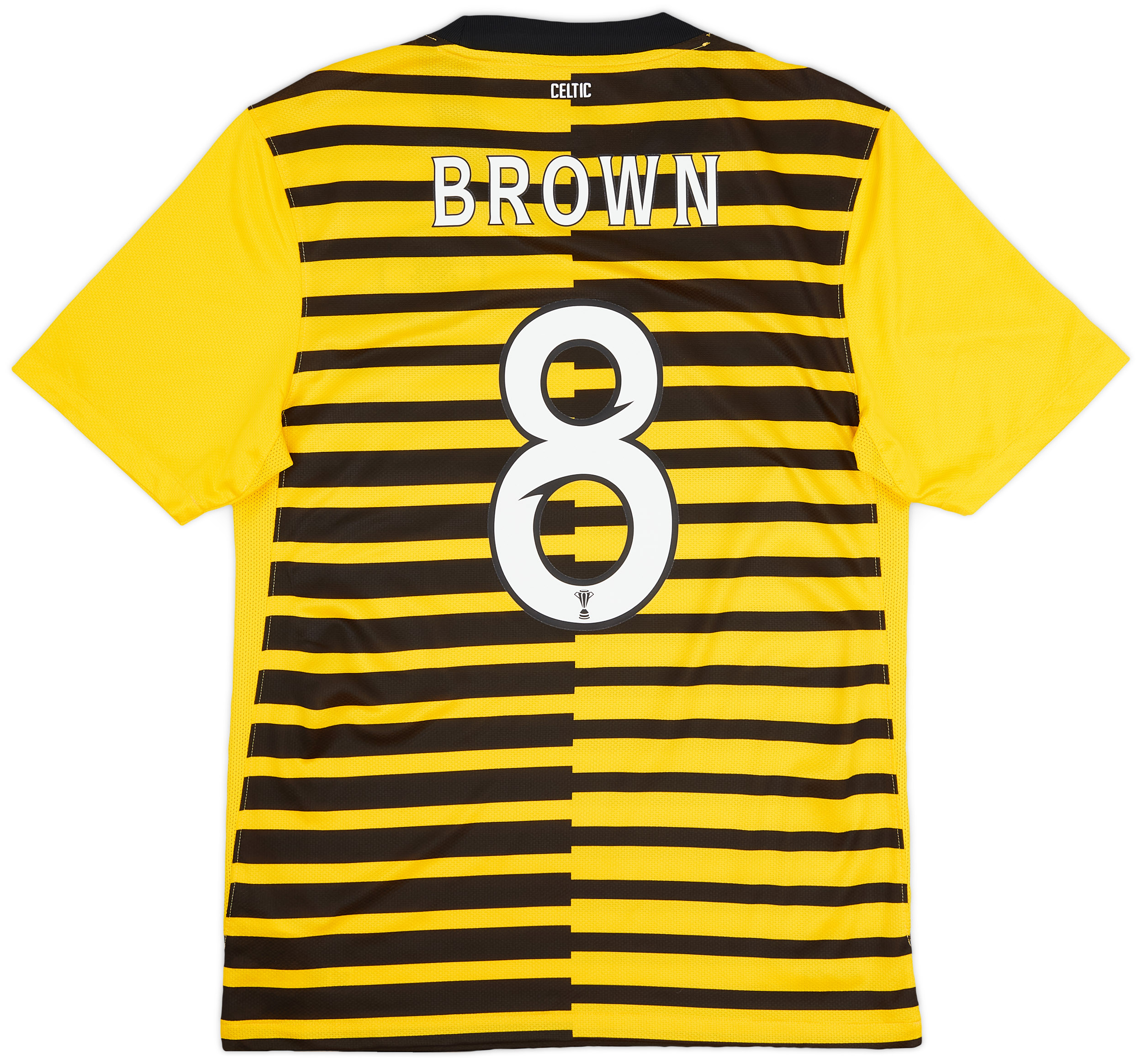 2011-12 Celtic Third Shirt Brown #8 - 10/10 - (S)