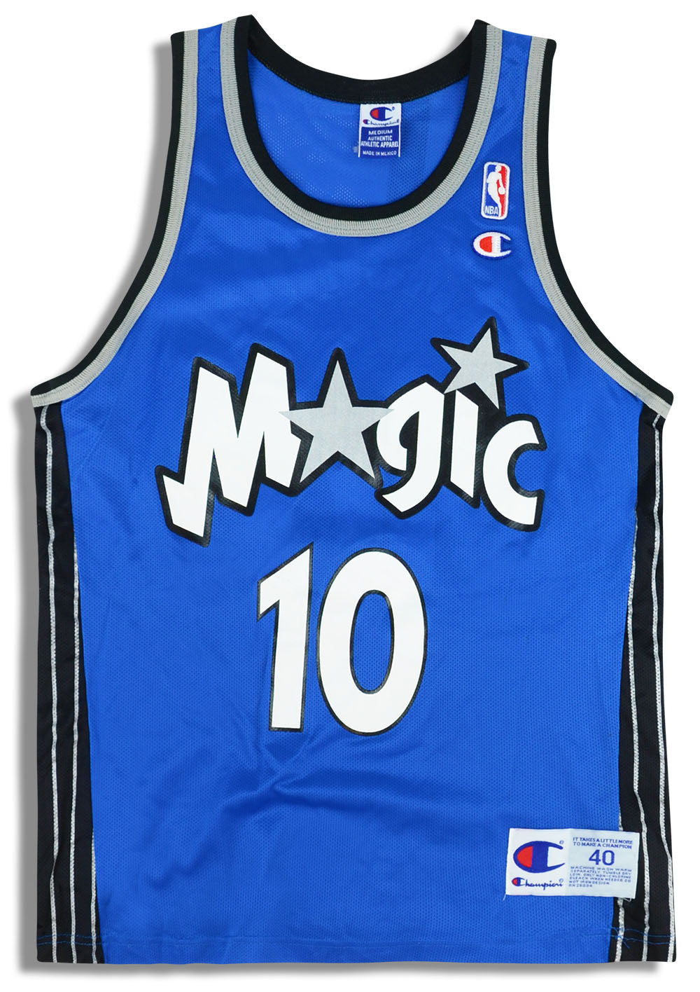 1998-03 Orlando Magic Armstrong #10 Champion Jersey (Away) M