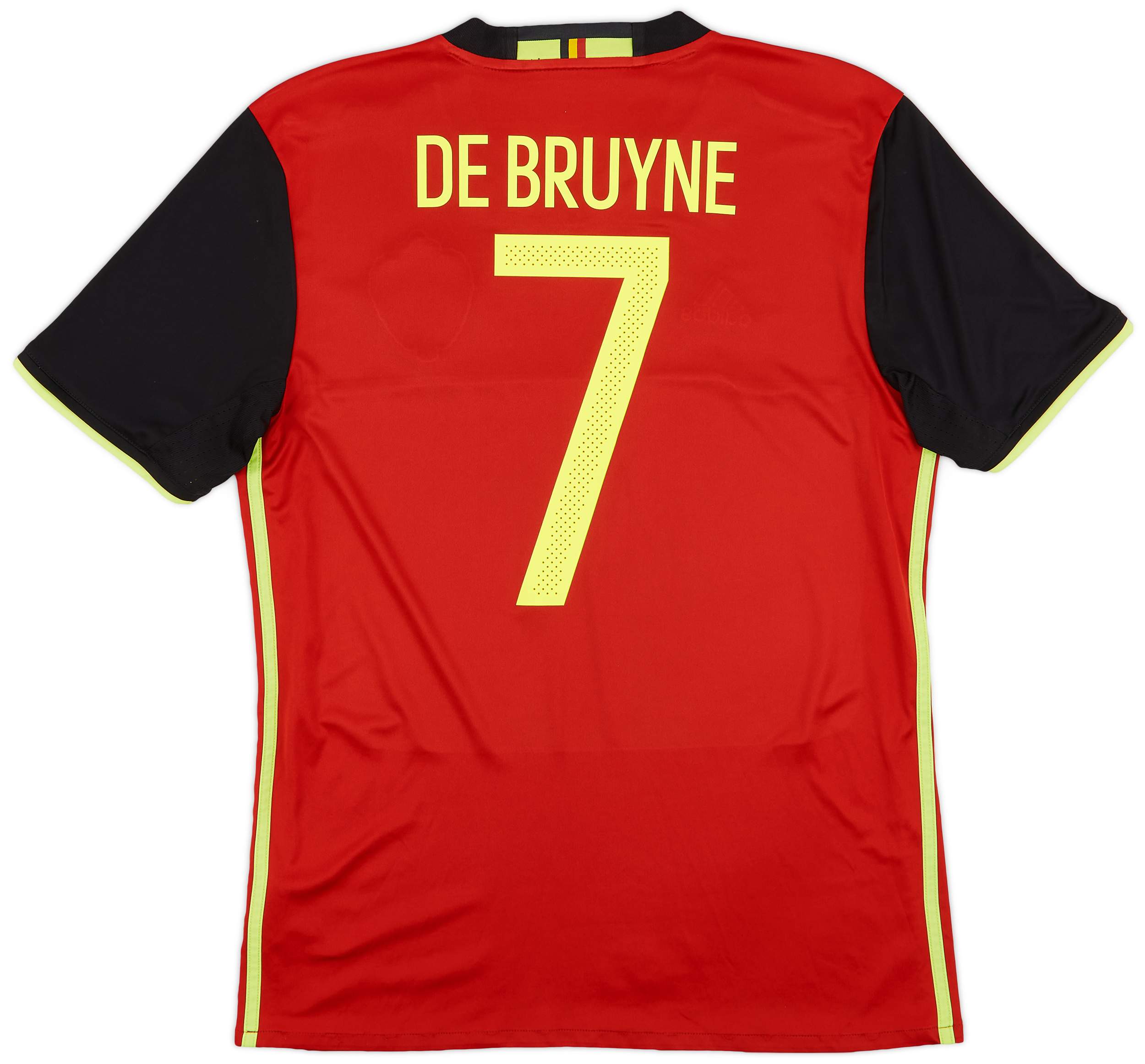 2016-17 Belgium Home Shirt De Bruyne #7 - 7/10 - (M)
