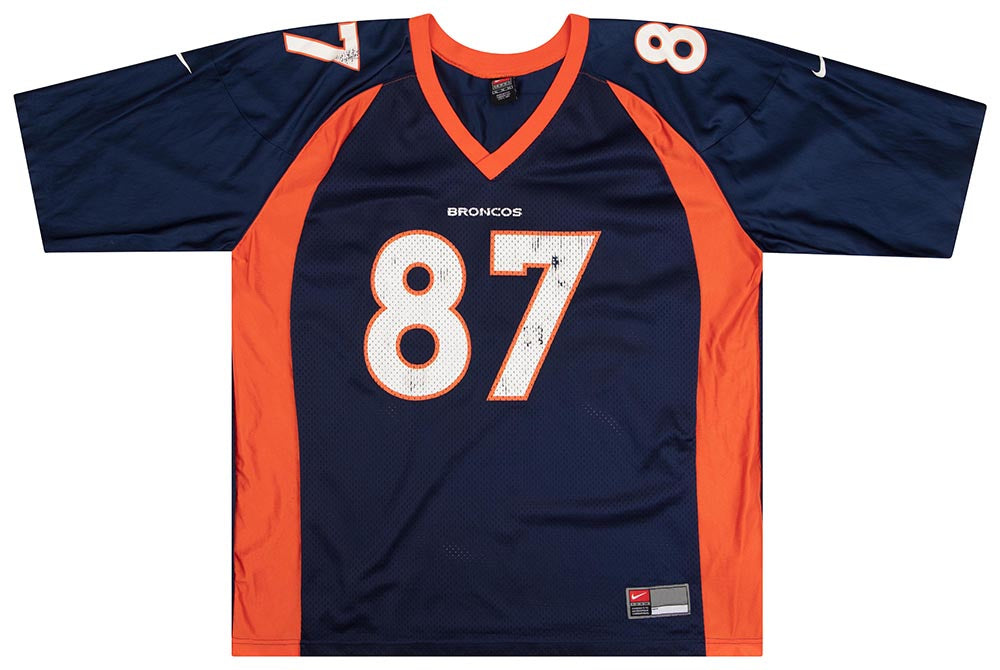 1997-00 Denver Broncos McCaffrey #87 Nike Jersey (Home) XL