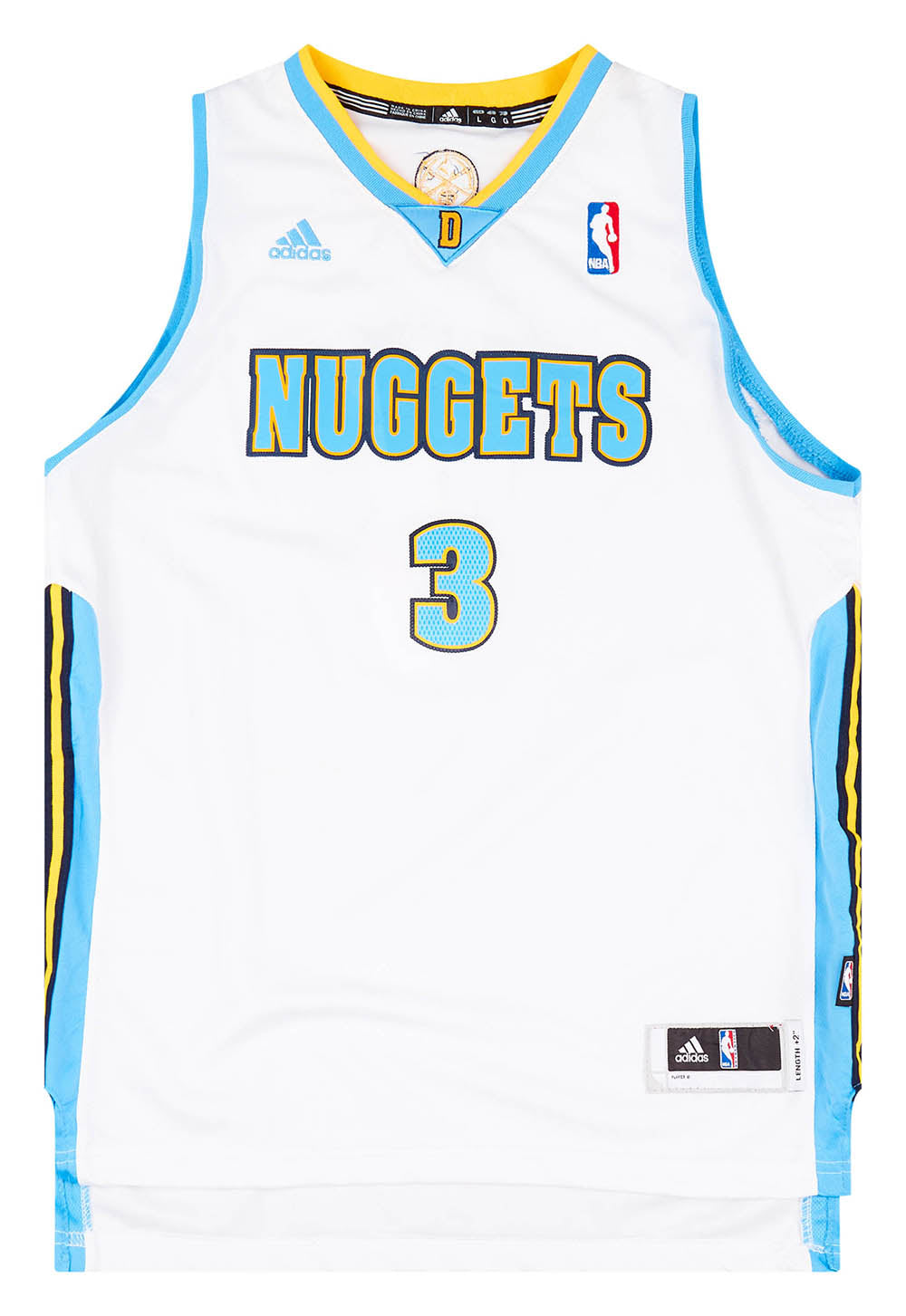 2010-14 Denver Nuggets Lawson #3 adidas Swingman Jersey (Home) Y