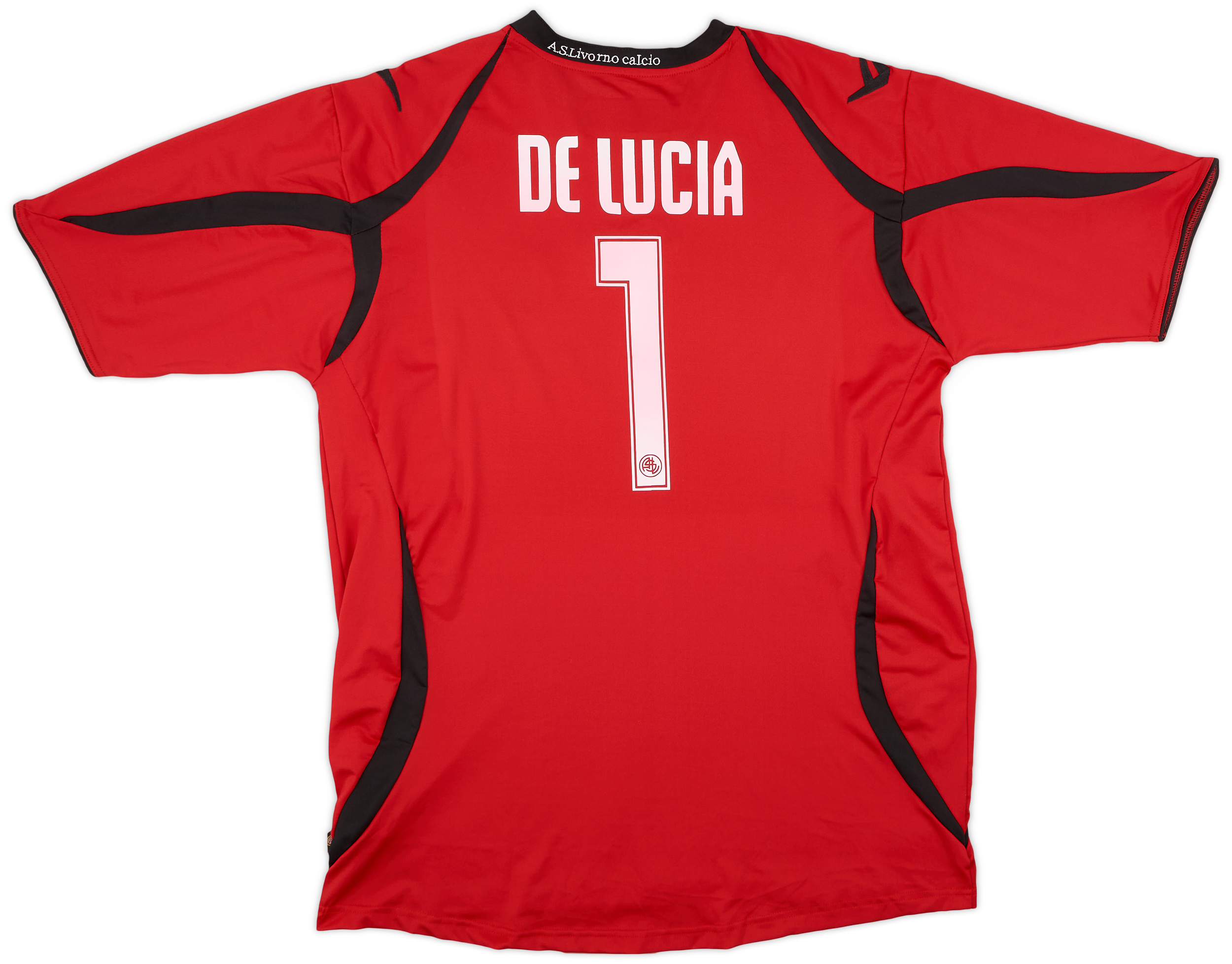 2007-08 Livorno GK S/S Shirt De Lucia #1 (XL)