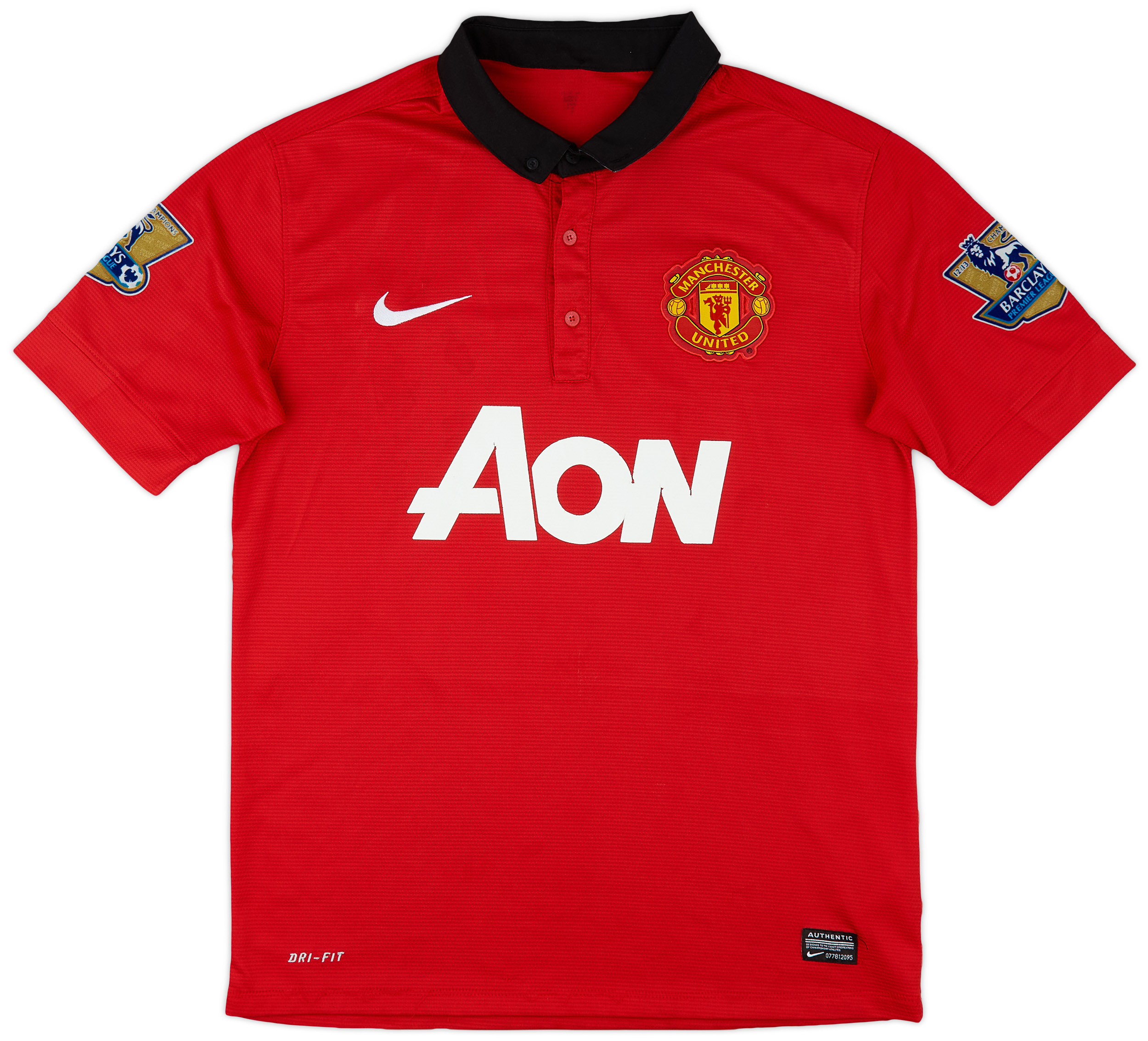 2013-14 Manchester United Home Shirt v. Persie #20 - 6/10 - (S) 