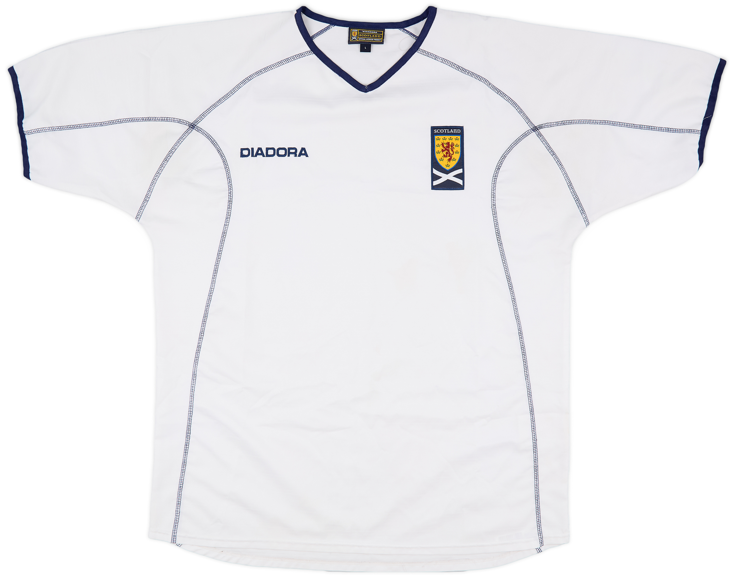 Maillot Ecosse Football Extérieur Vintage - Diadora, Taille M, époque 2003-2005