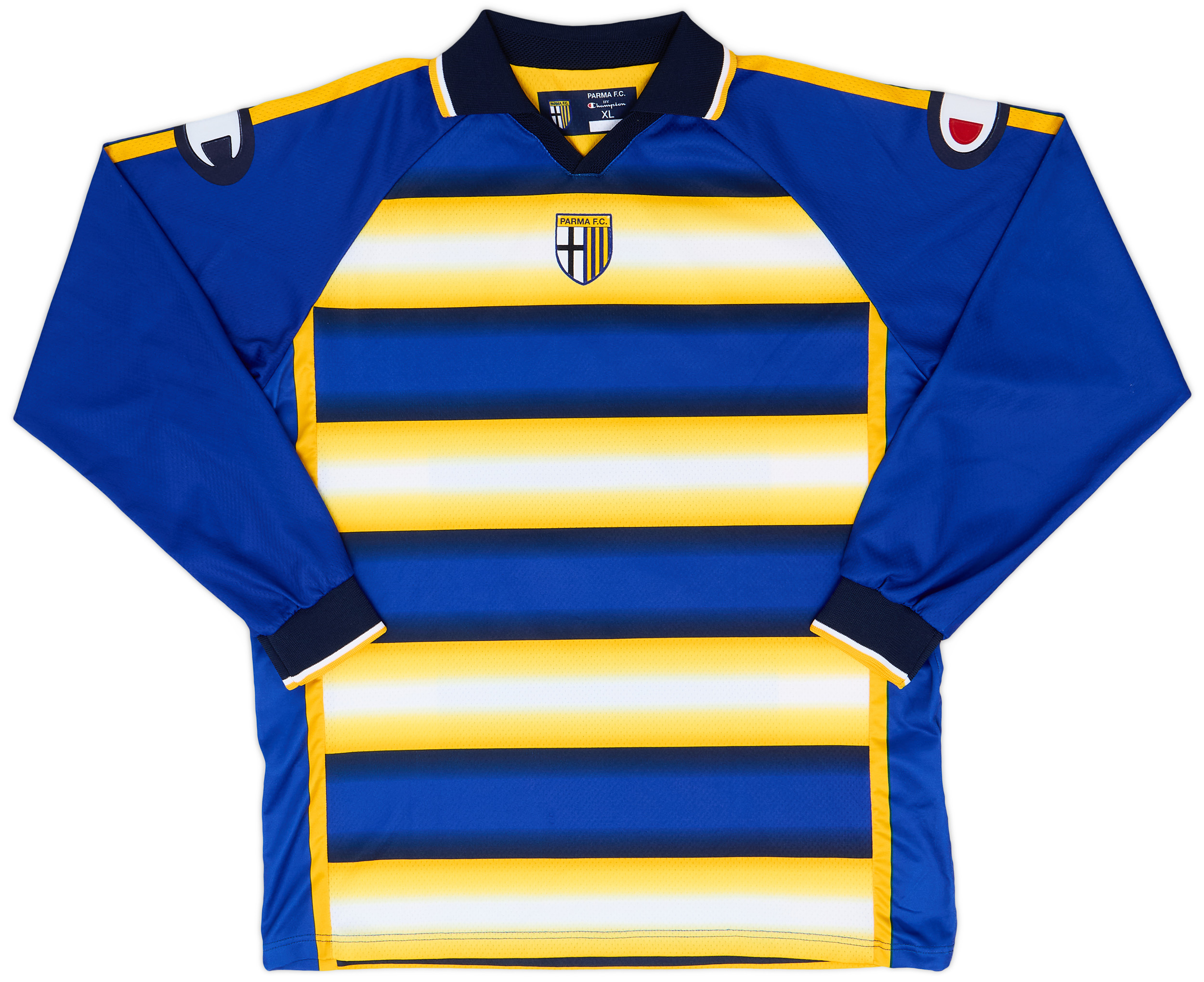 【ギフ_包装】 Shirt L/S Home Parma 2004-05 #8 (XL) - 8/10 - ウェア