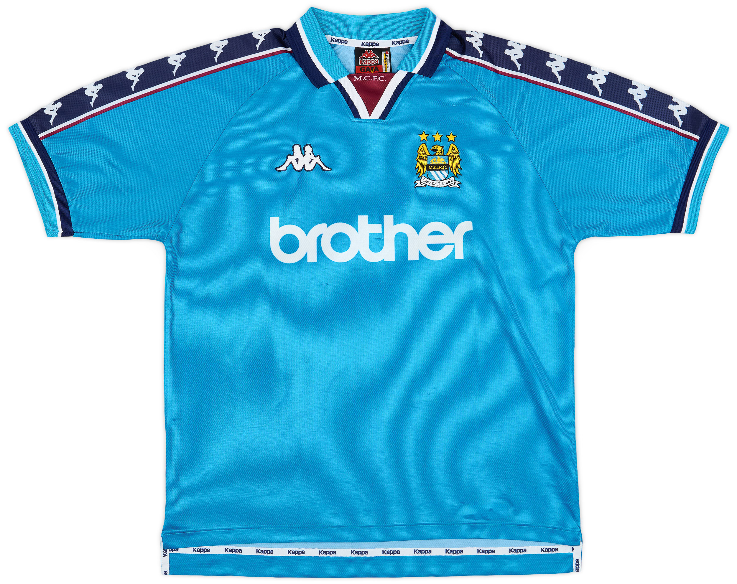 1997-99 Manchester City Home Shirt - 8/10 - (L)