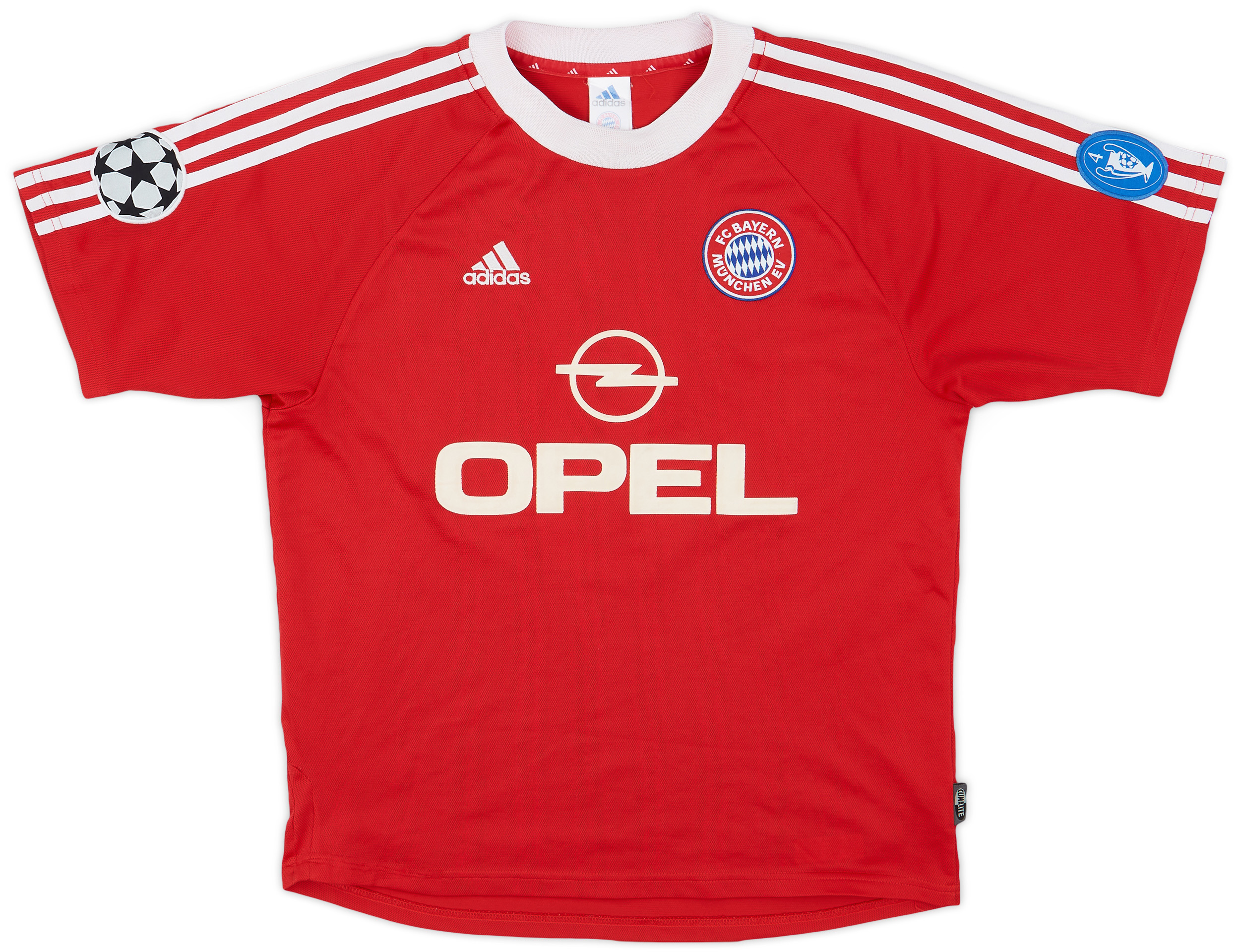 2001-02 Bayern Munich CL Shirt Elber #9 - 8/10 - (M)