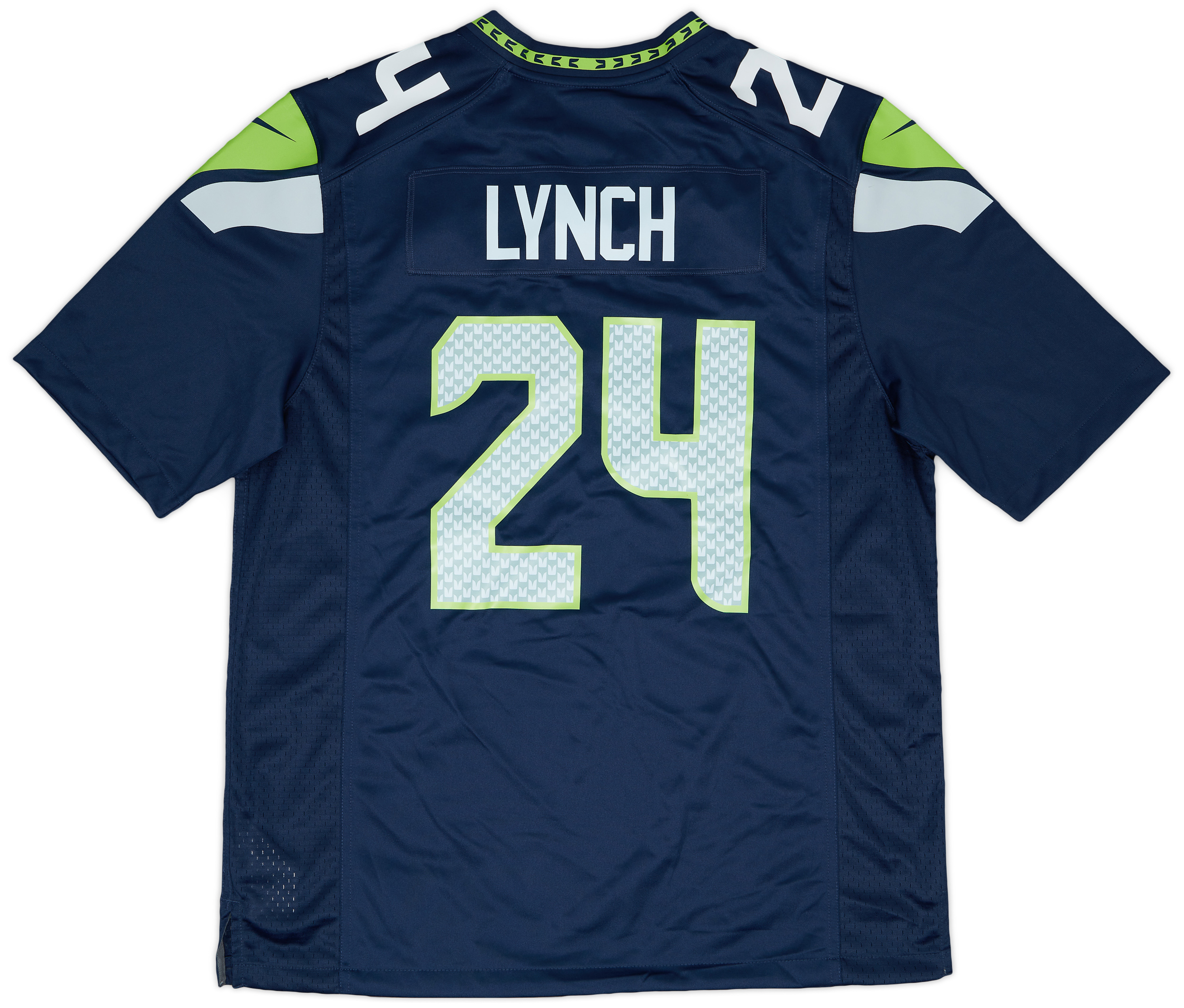 NFL Seahawks M.LYNCH 24 ジャージ M Marshawn Lynch Seattle Seahawks #24 Autographed Nike Custom