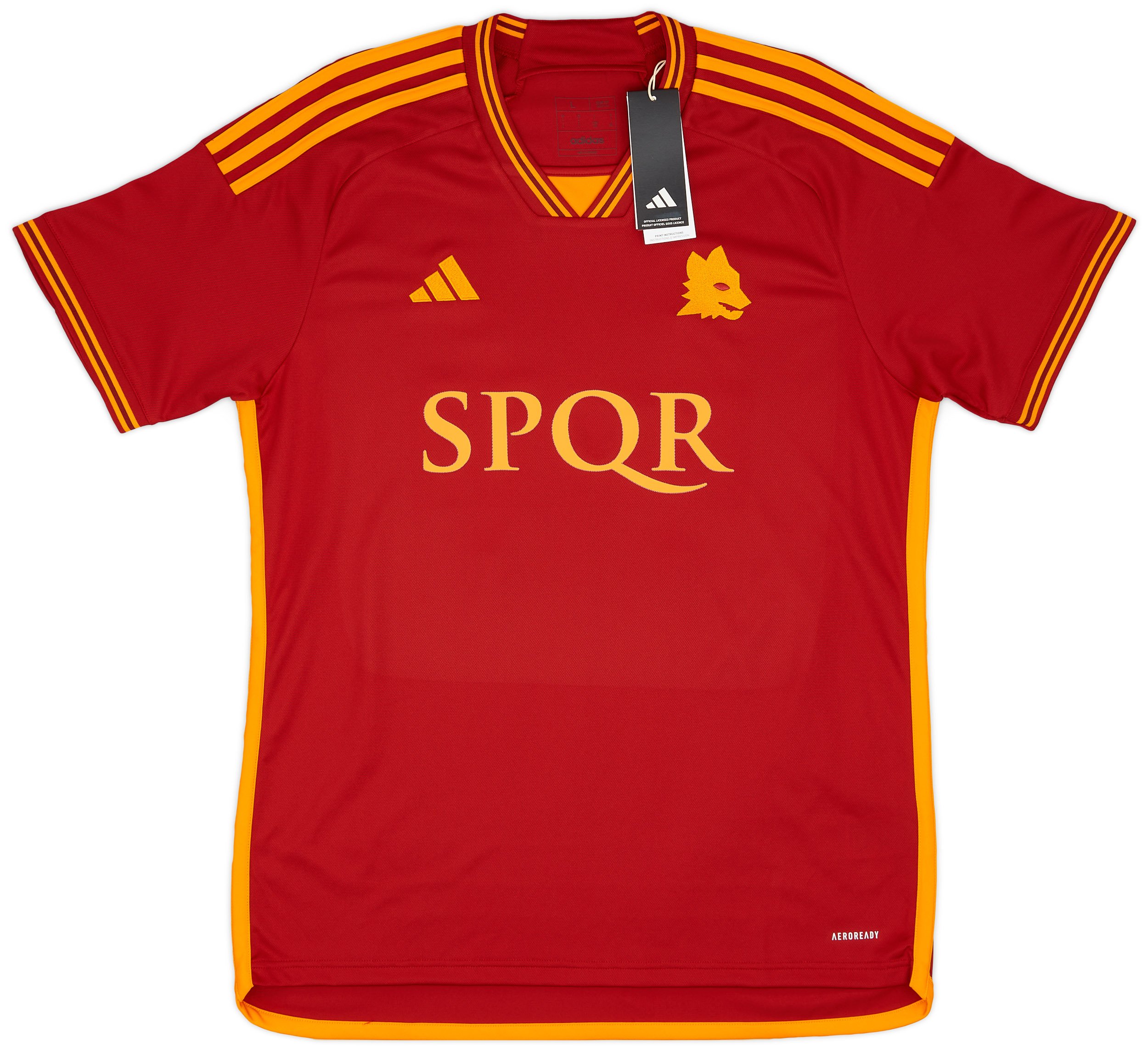 2023-24 Roma Home Shirt El Shaarawy #92 2023-24 Roma Home Shirt El Shaarawy #92
