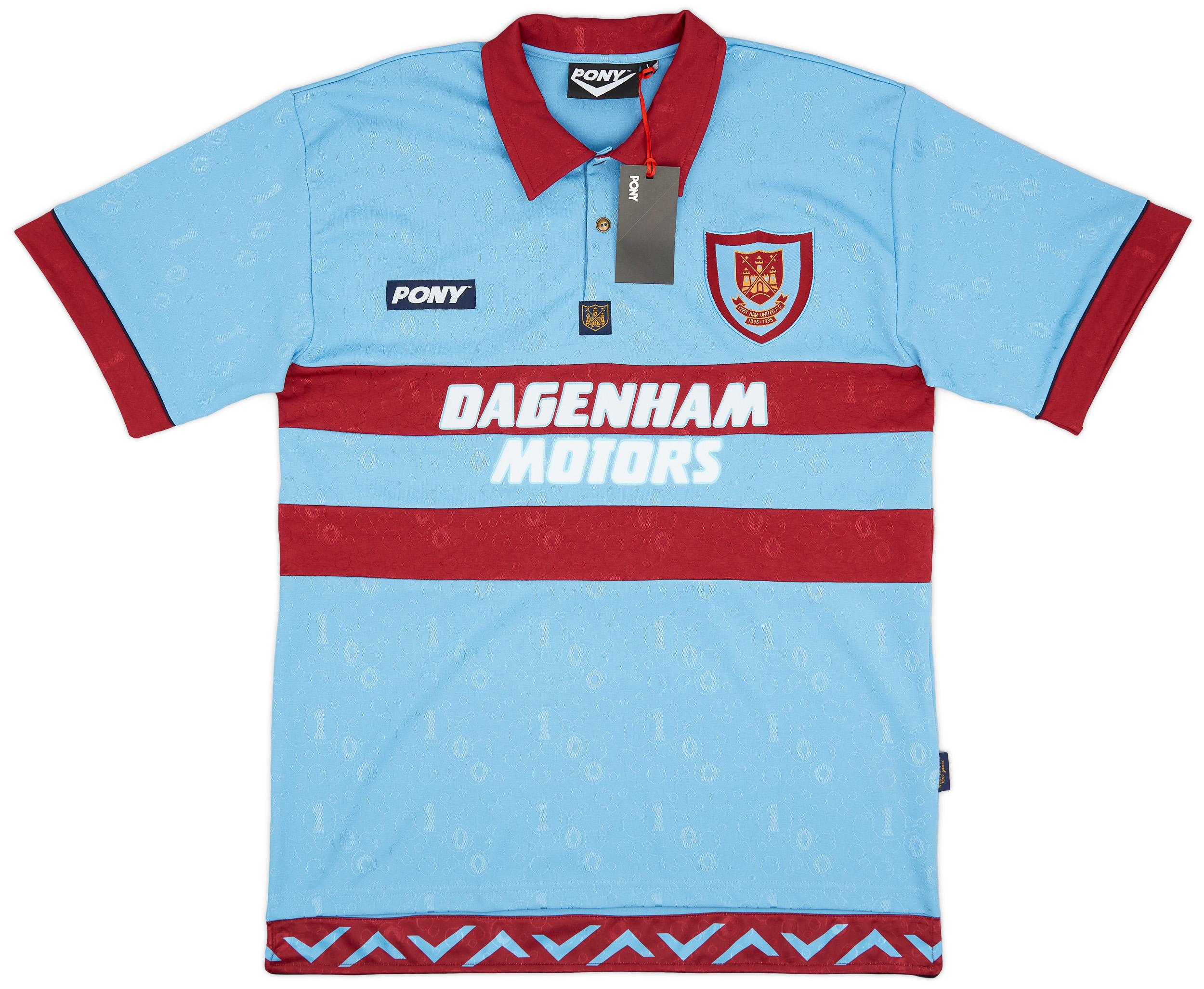 【冬バーゲン★】 1995-97 West Ham Pony Reissue Centenary Away Shirt ウェア