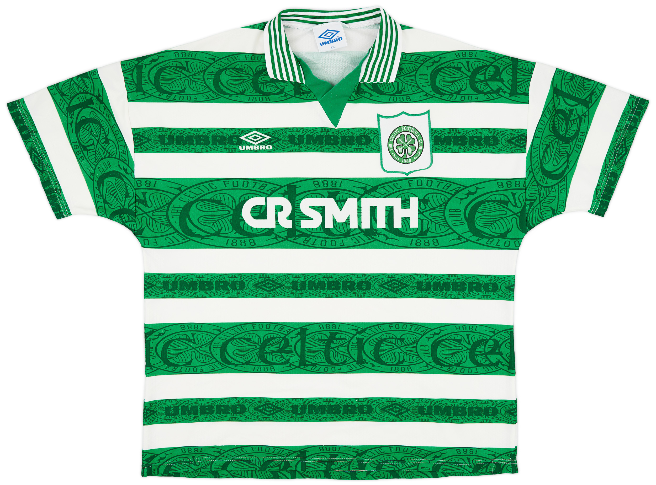 ウェア Celtic 1995/97  Soccer Shirt 1995-97 Celtic Home Shirt - 9/10 - (XXL)