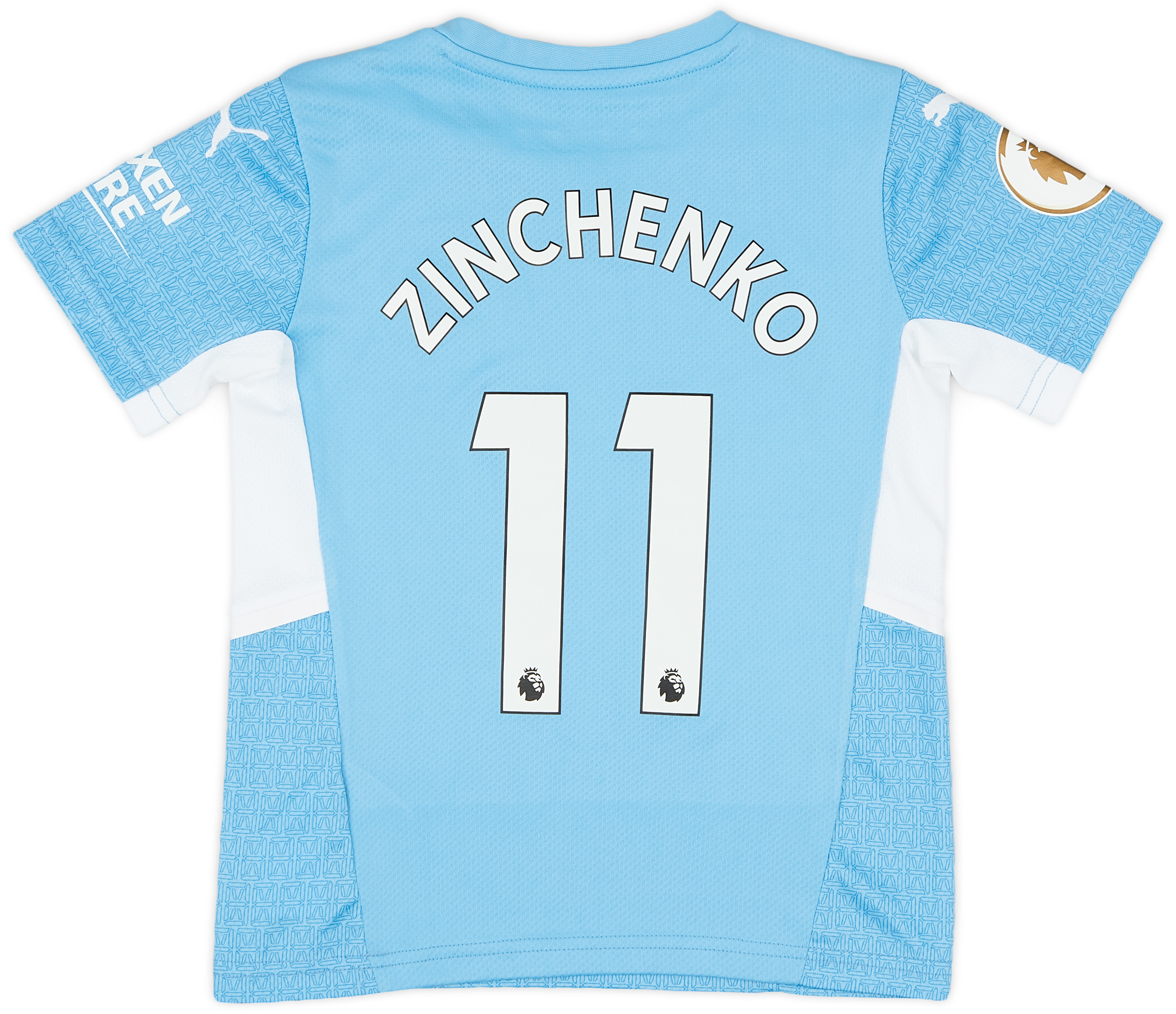 202122 Manchester City Home Shirt Zinchenko 11 (XS.Boys)
