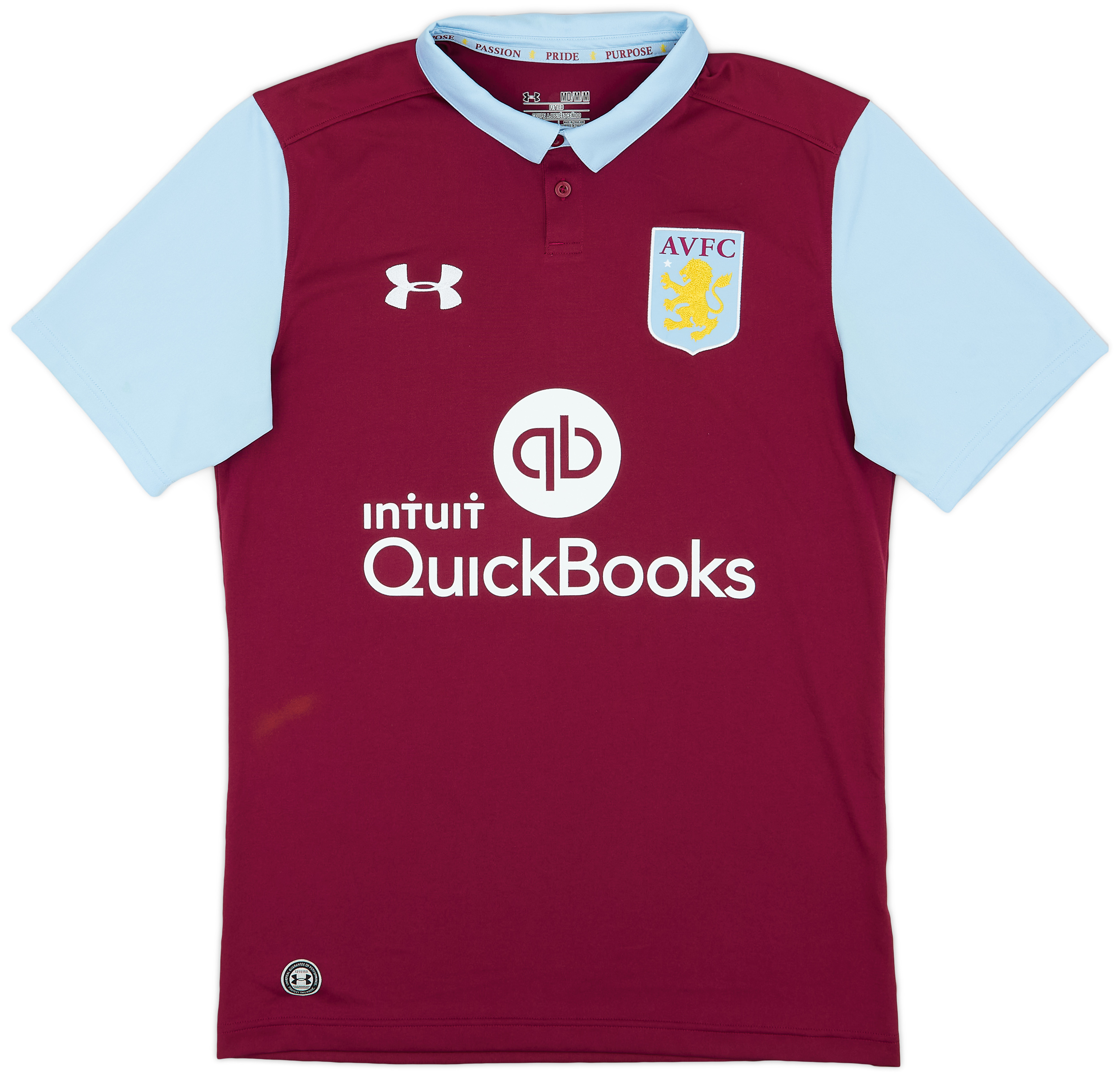 2016-17 Aston Villa Home Shirt - 7/10 - (M)