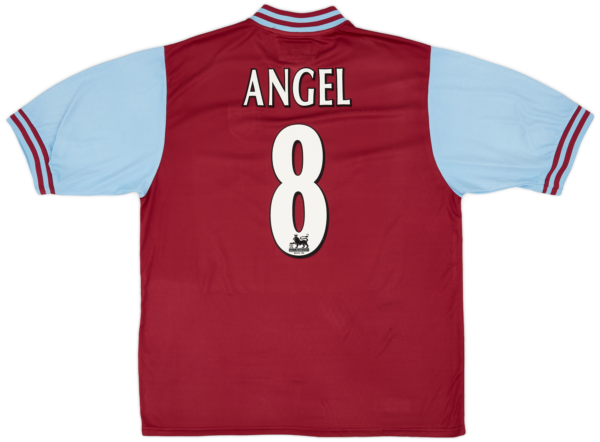 2002-03 Aston Villa Home Shirt Angel #8 - 8/10 - (XL)