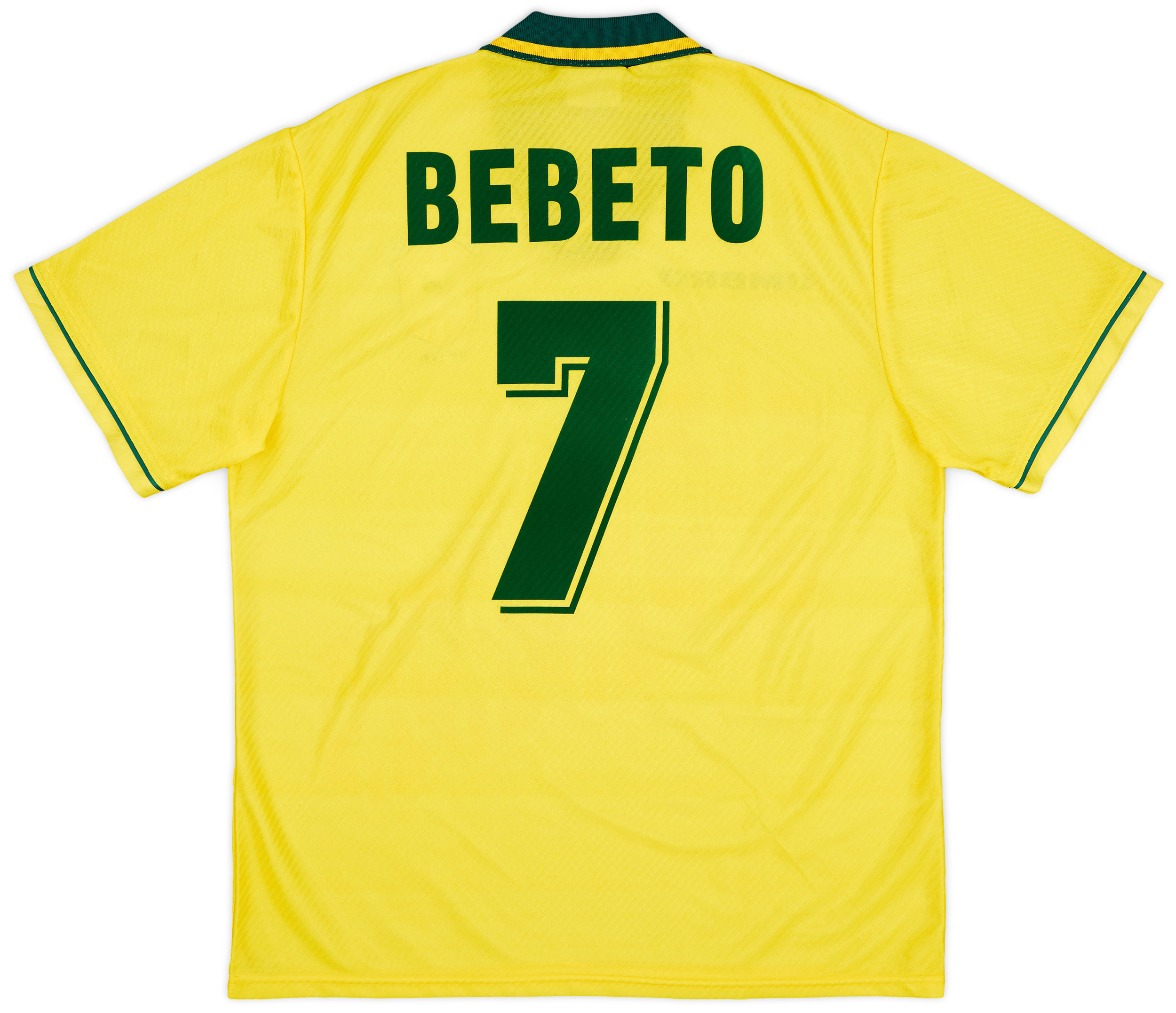 1994 Brazil Home Shirt Bebeto #7 - 9/10 - (L)