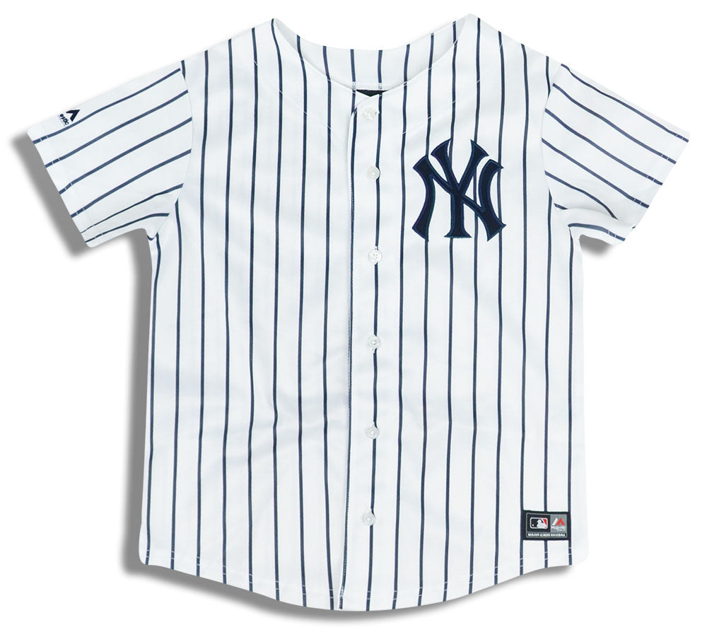 極美品Majestic MLB NY SUBWAY SERIES Jersey白 New York Mets Jersey Mens Extra Large White Logo Sewn MLB