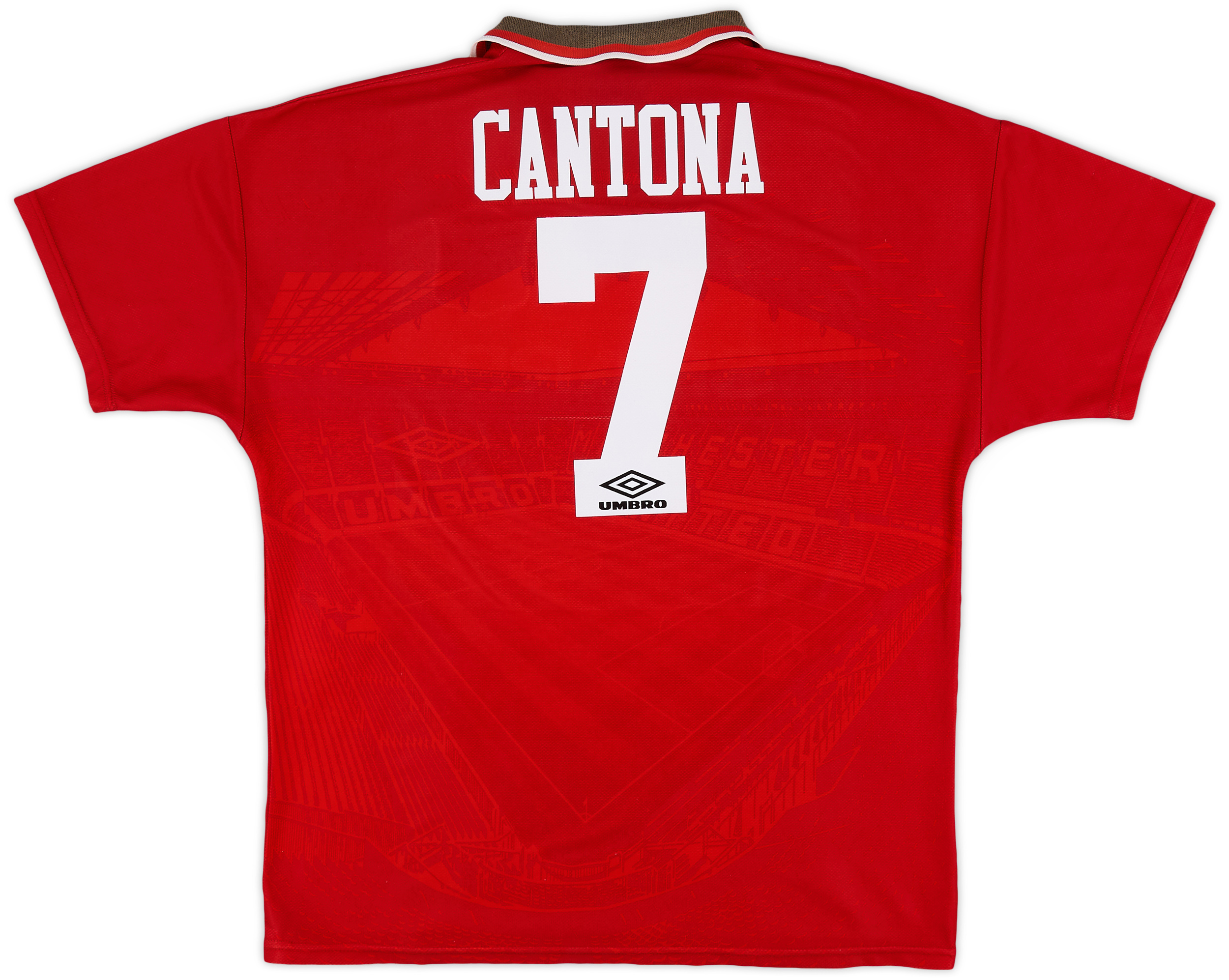 1994-96 Manchester United Home Shirt Cantona #7 - 6/10 - (L)